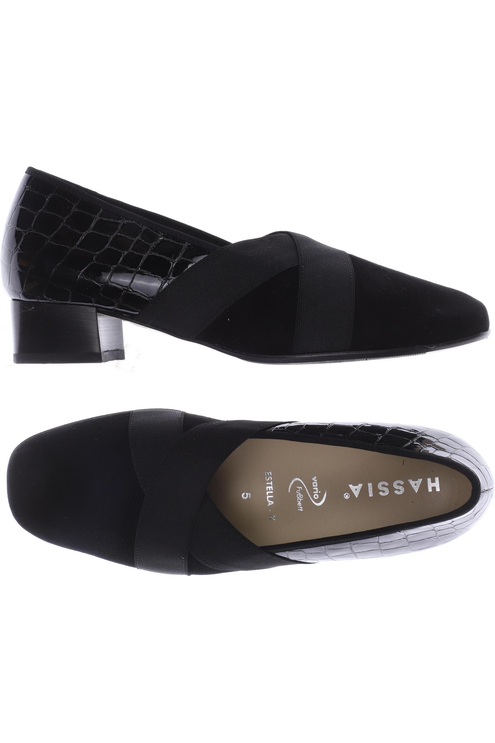 

HASSIA Damen Halbschuh, schwarz