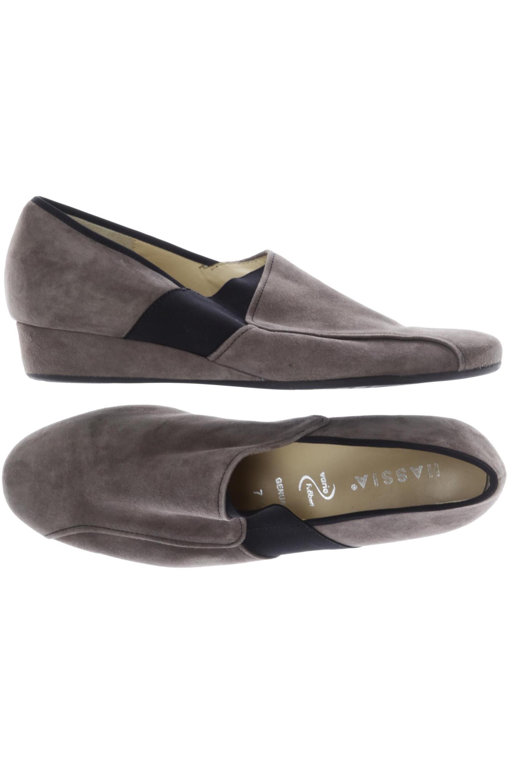 

Hassia Damen Halbschuh, grau, Gr. 7.5