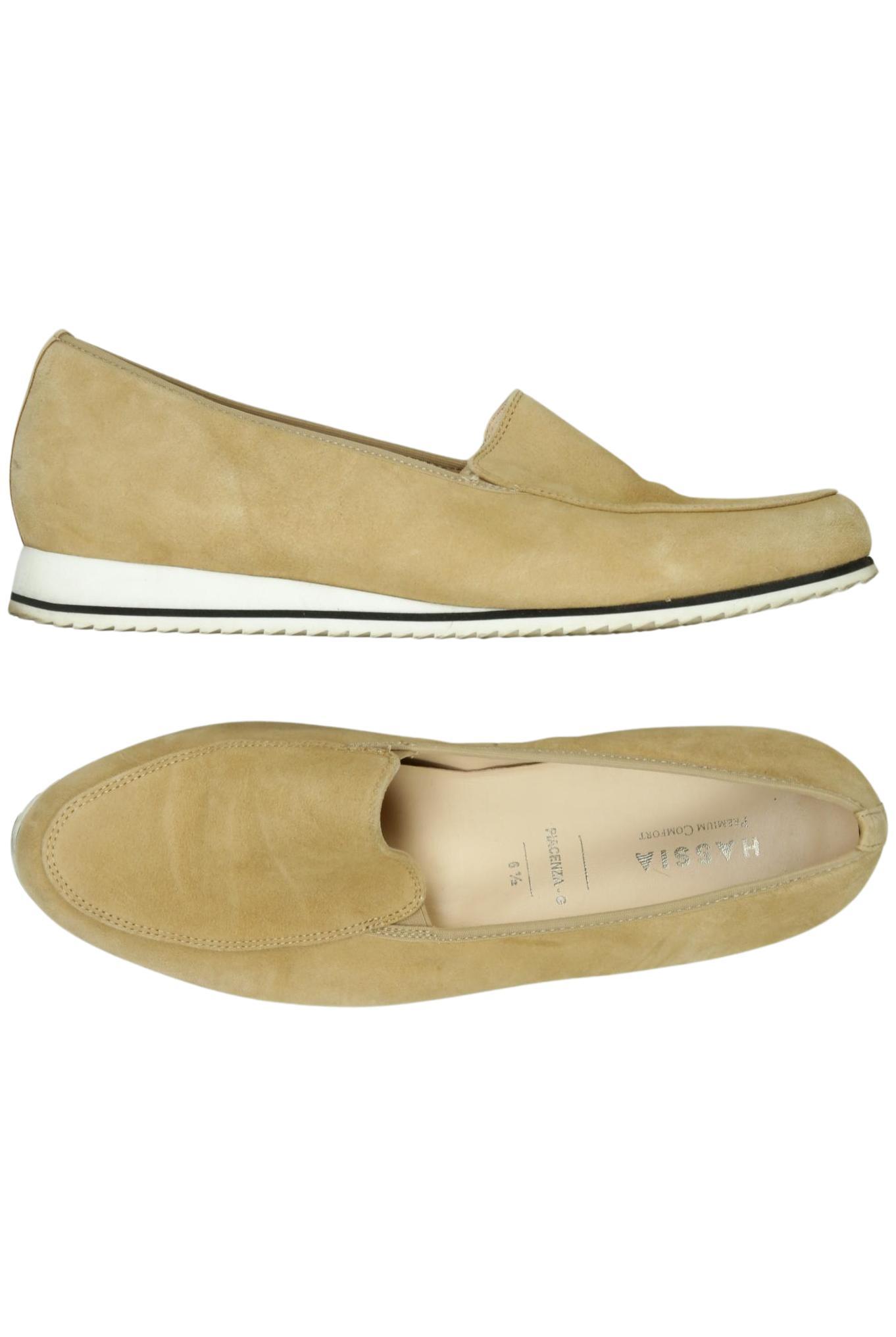 

Hassia Damen Halbschuh, beige, Gr. 6.5