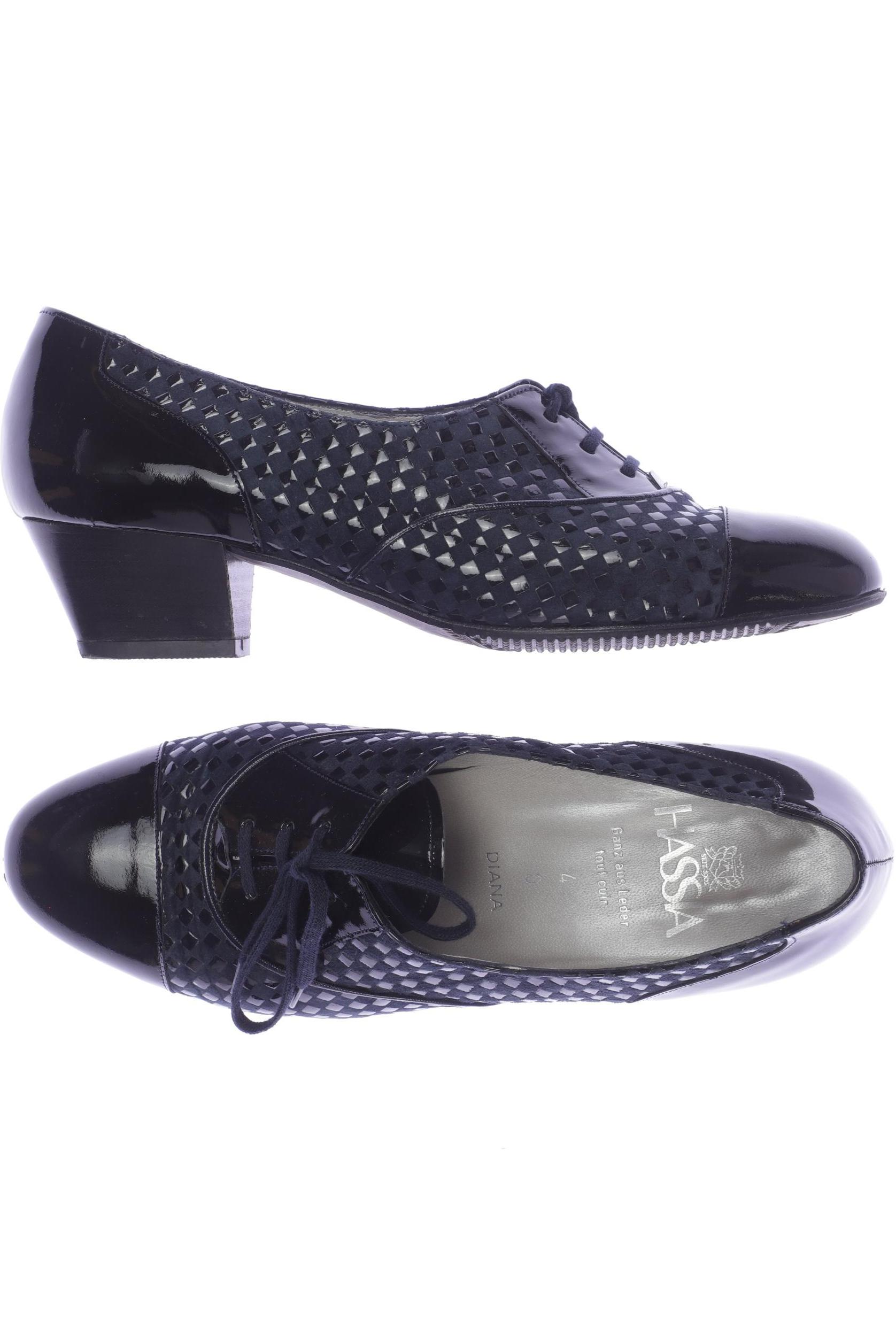 

Hassia Damen Halbschuh, marineblau, Gr. 4