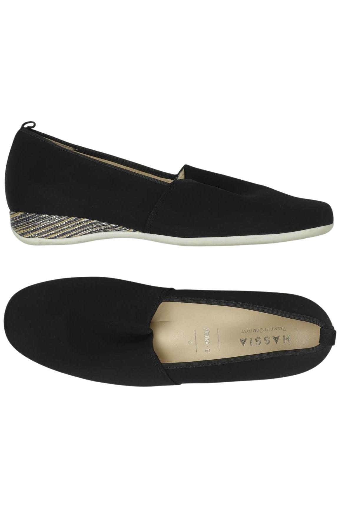 

Hassia Damen Halbschuh, schwarz, Gr. 5