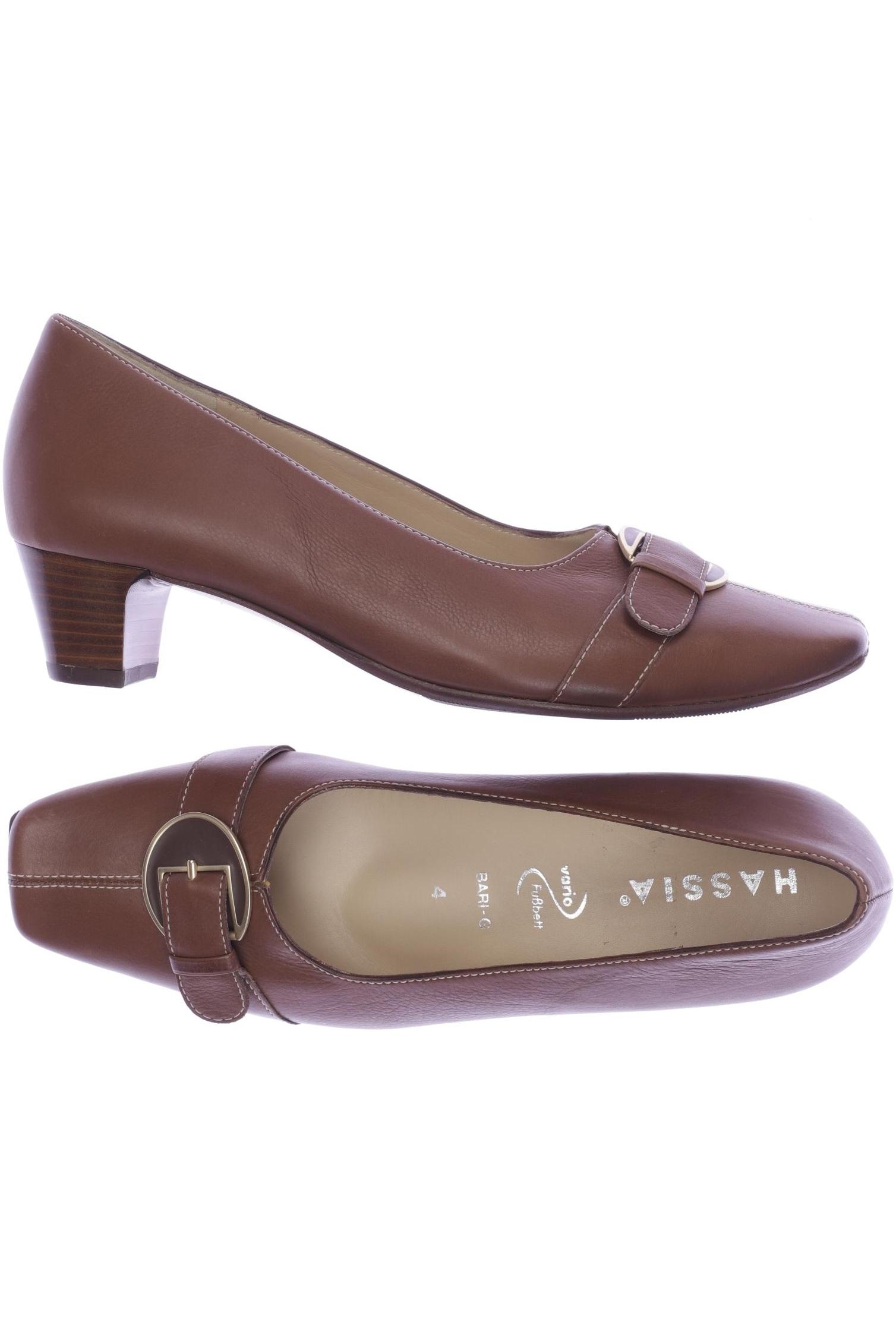 

Hassia Damen Pumps, braun, Gr. 4