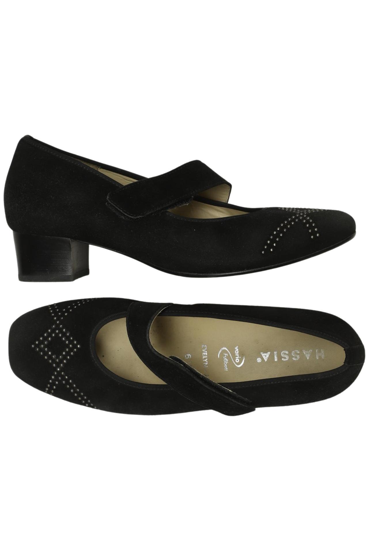 

Hassia Damen Pumps, schwarz, Gr. 6.5