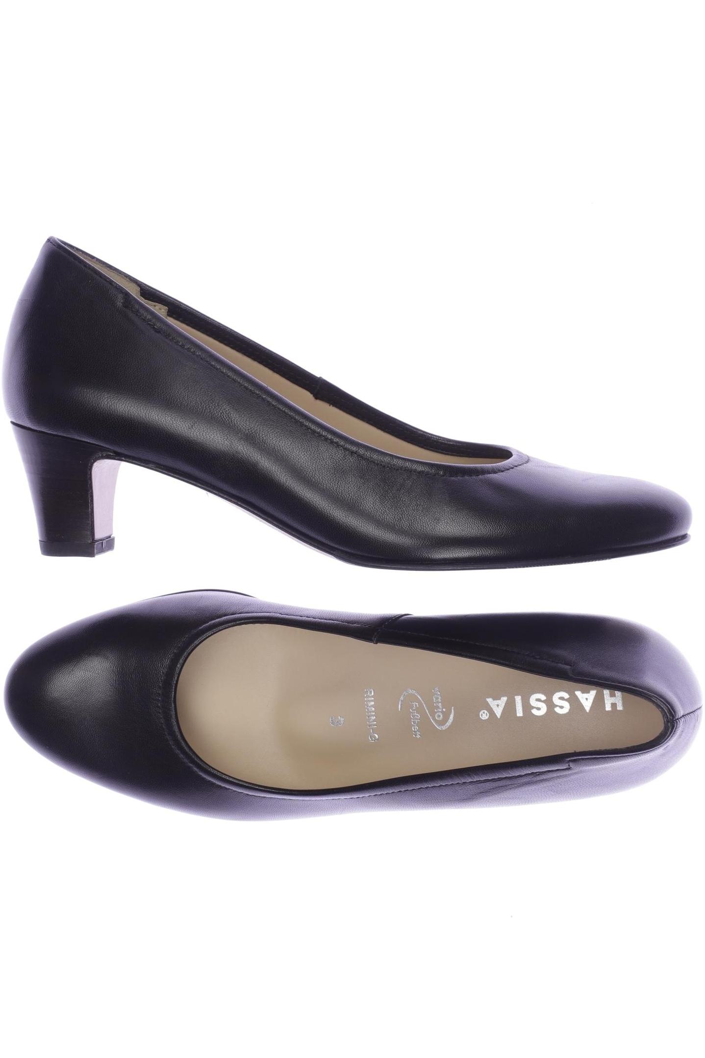 

Hassia Damen Pumps, schwarz, Gr. 3