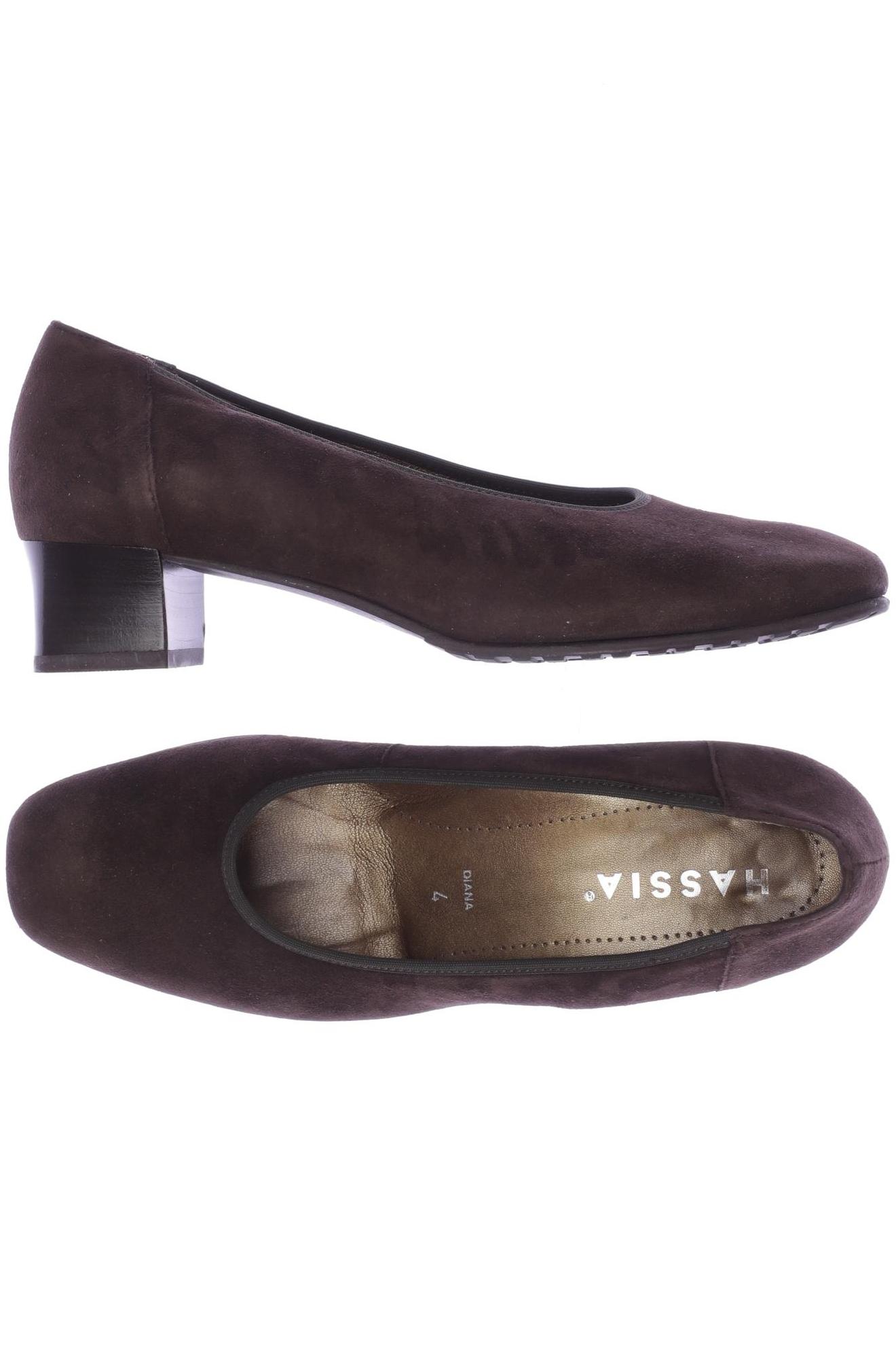 

Hassia Damen Pumps, braun, Gr. 4