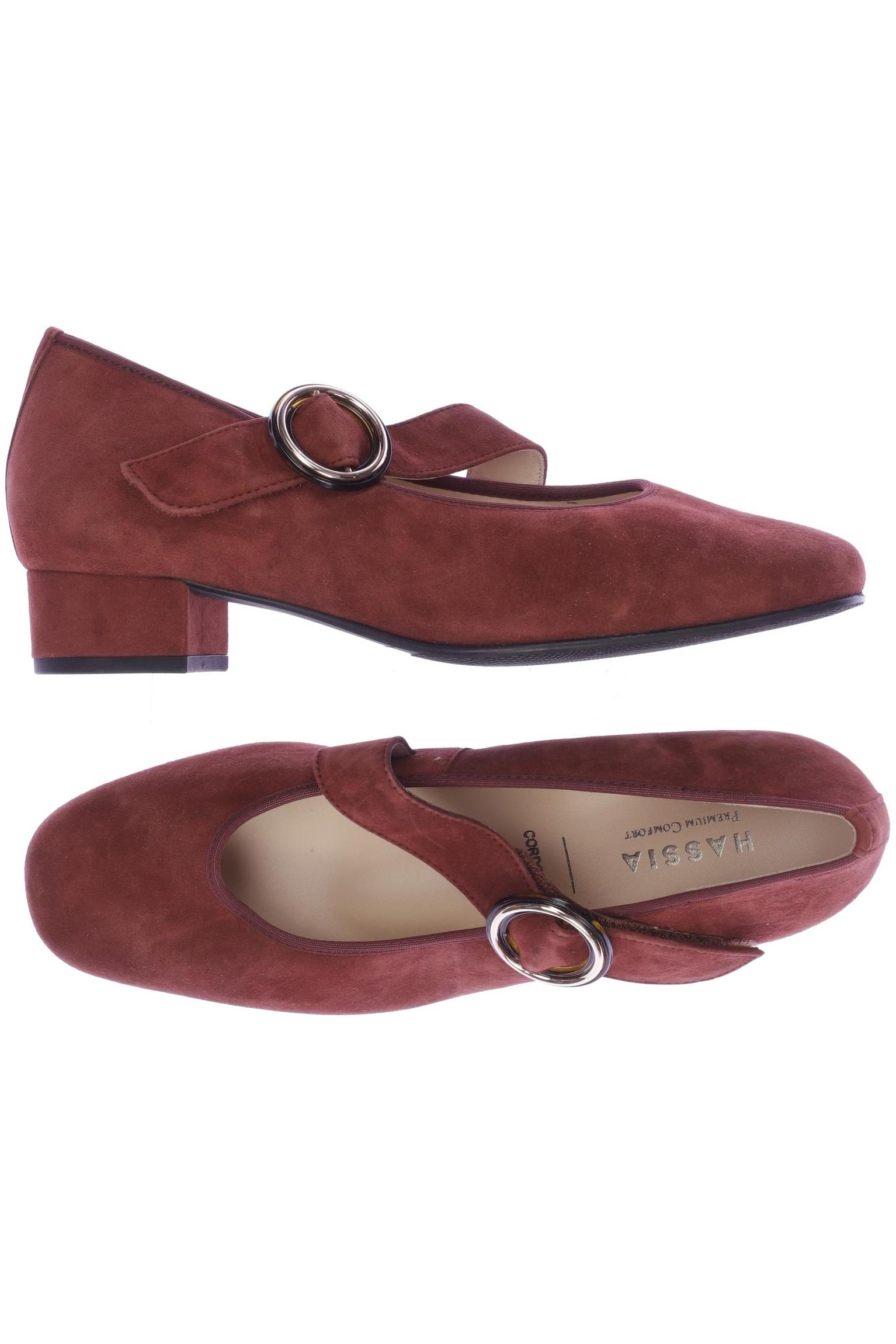 

Hassia Damen Pumps, orange, Gr. 5.5