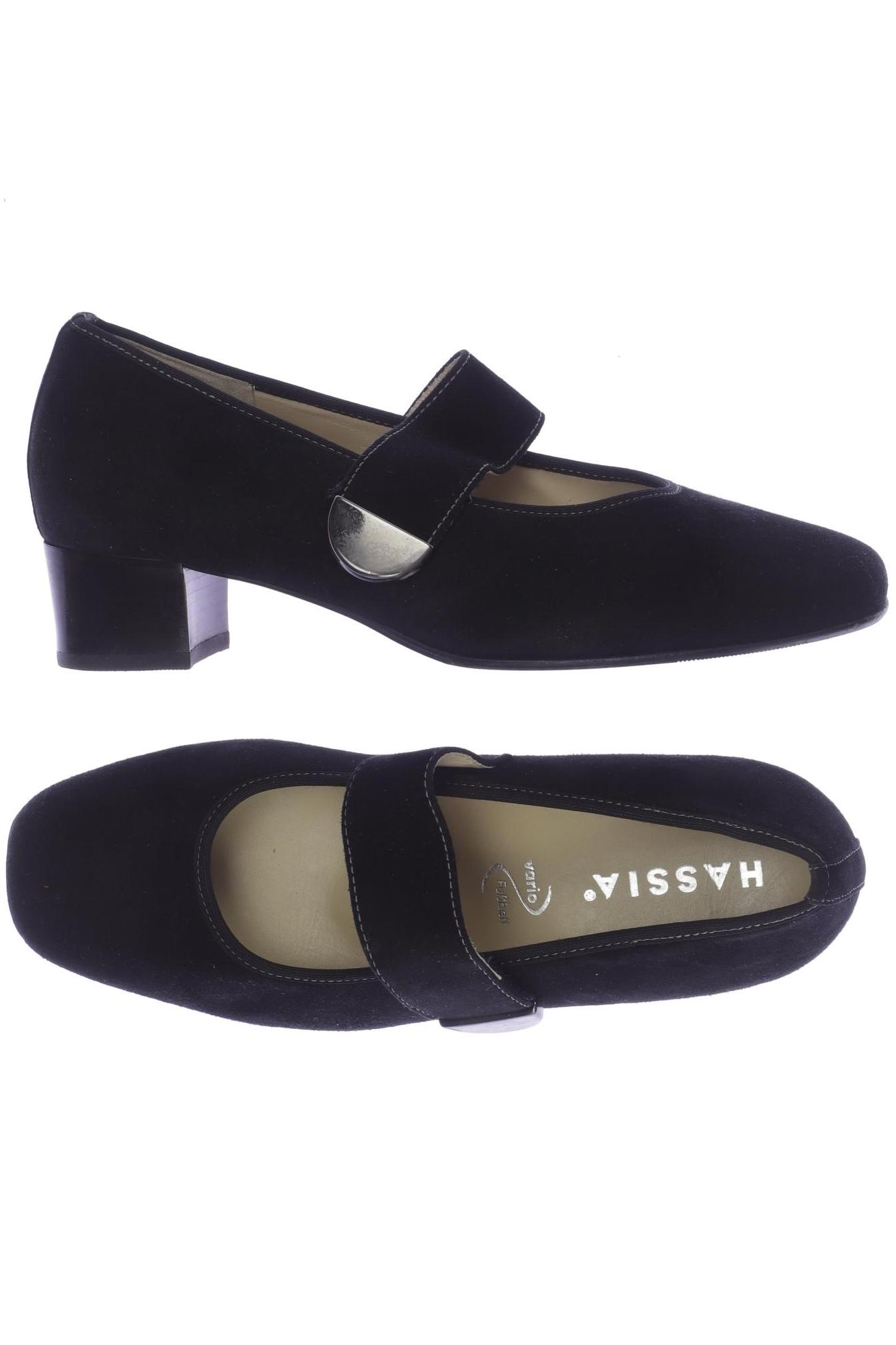 

Hassia Damen Pumps, schwarz, Gr. 3.5