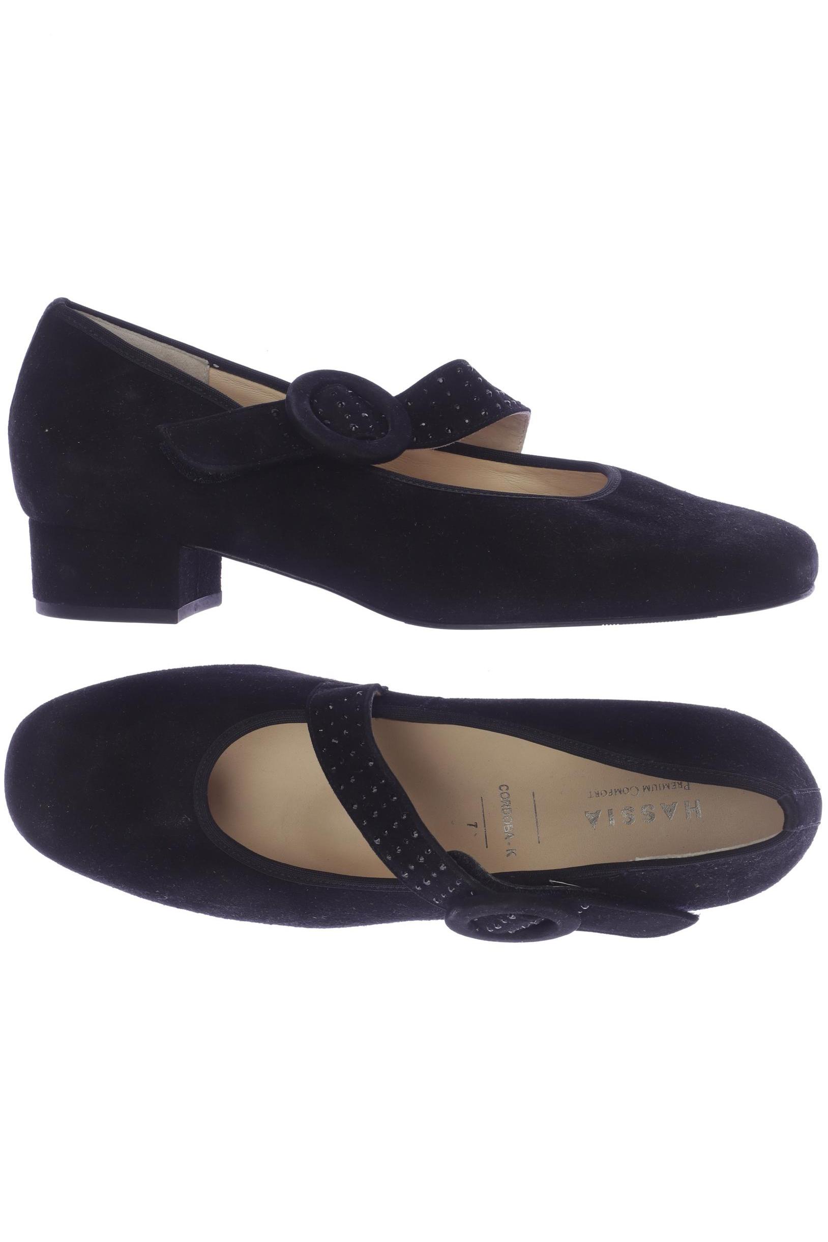 

Hassia Damen Pumps, schwarz, Gr. 7