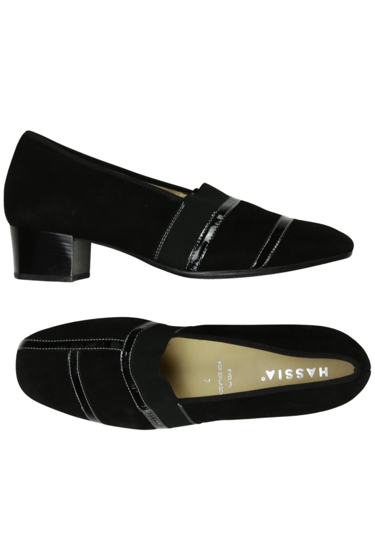 

Hassia Damen Pumps, schwarz, Gr. 7