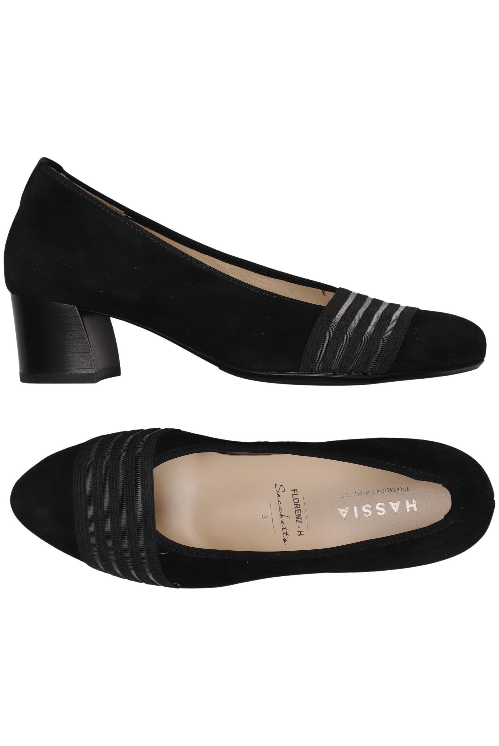 

Hassia Damen Pumps, schwarz, Gr. 3