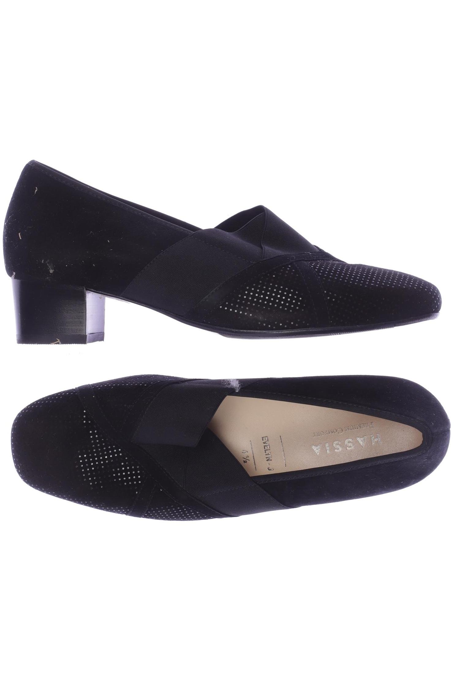 

Hassia Damen Pumps, schwarz, Gr. 4.5