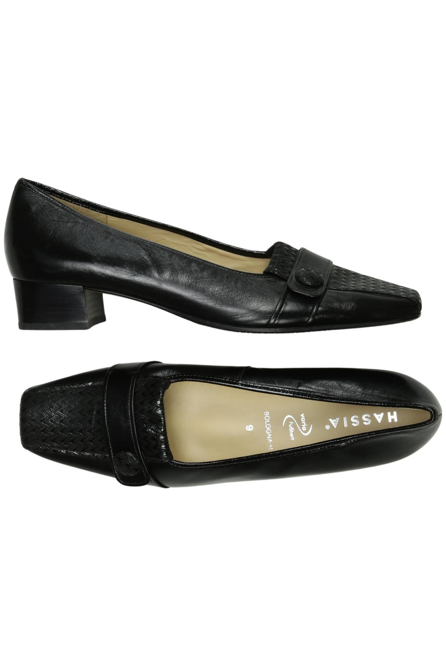 

Hassia Damen Pumps, schwarz, Gr. 9