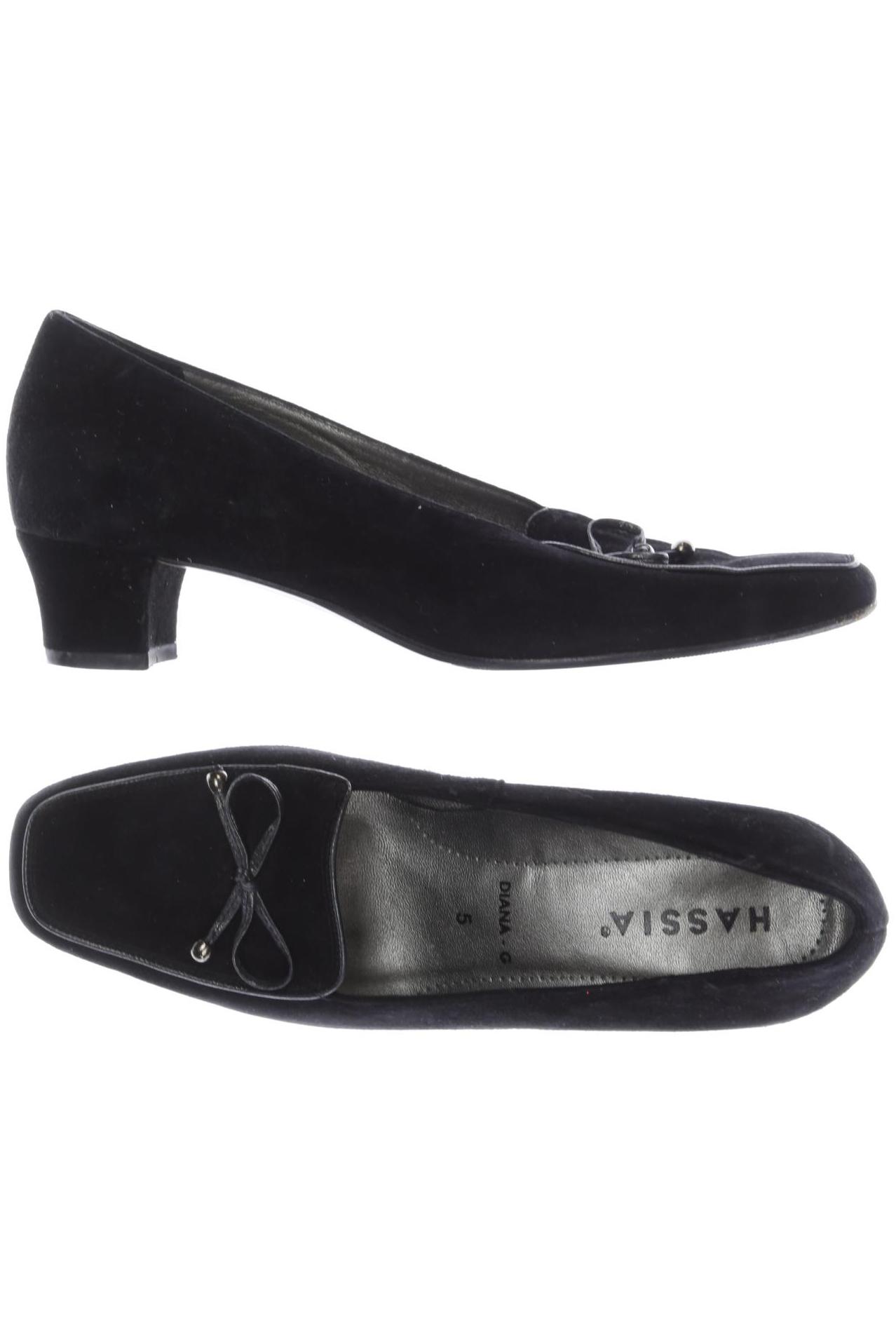 

Hassia Damen Pumps, schwarz, Gr. 5