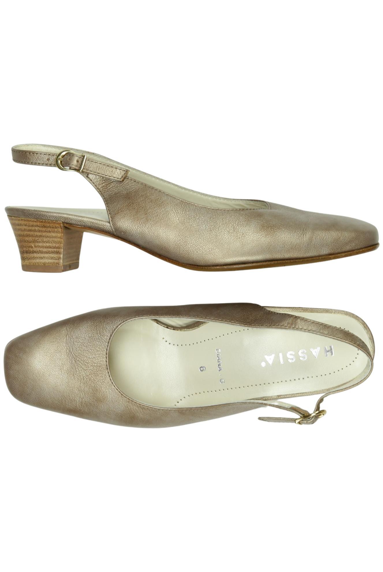 

Hassia Damen Pumps, gold, Gr. 6