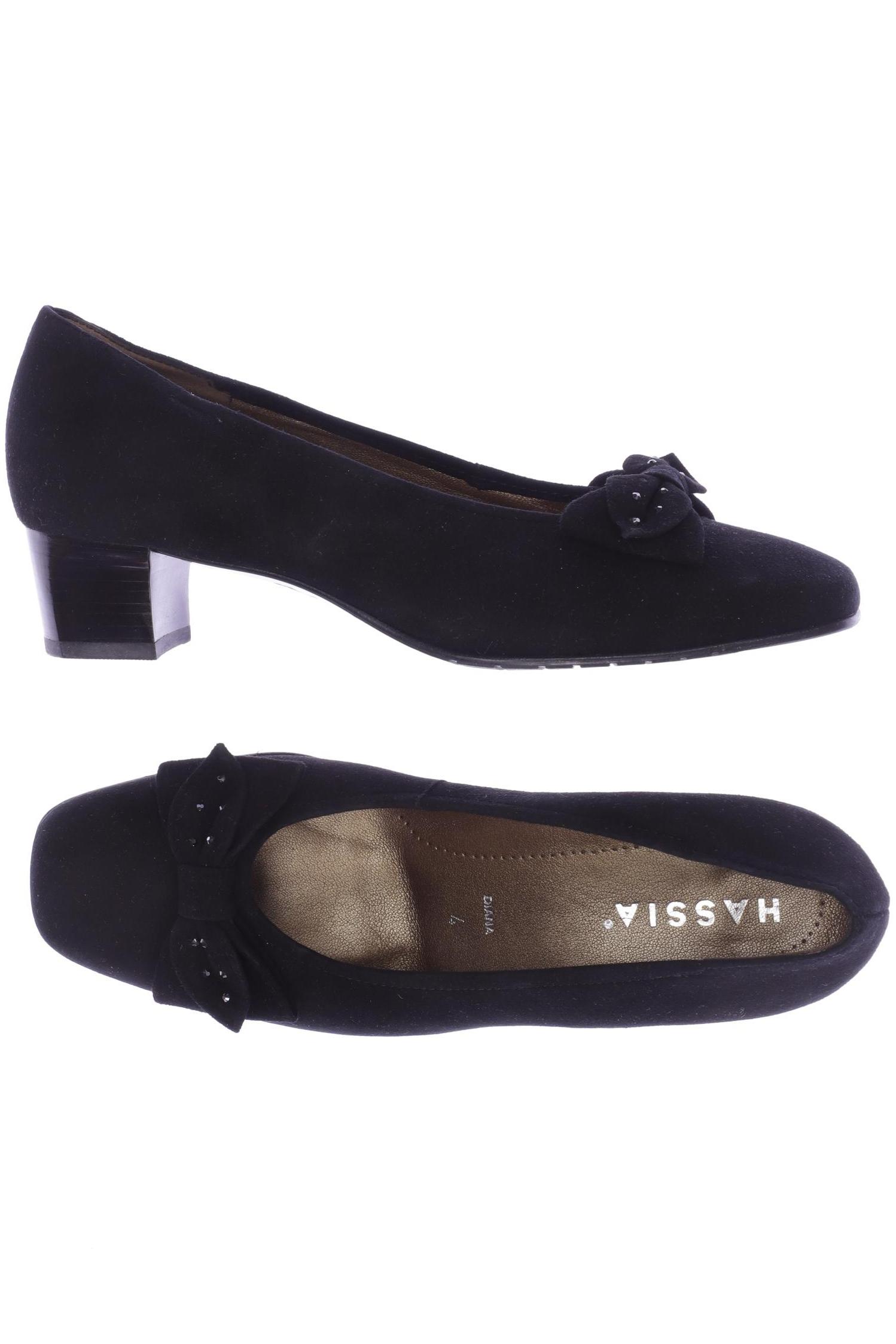 

Hassia Damen Pumps, schwarz, Gr. 4