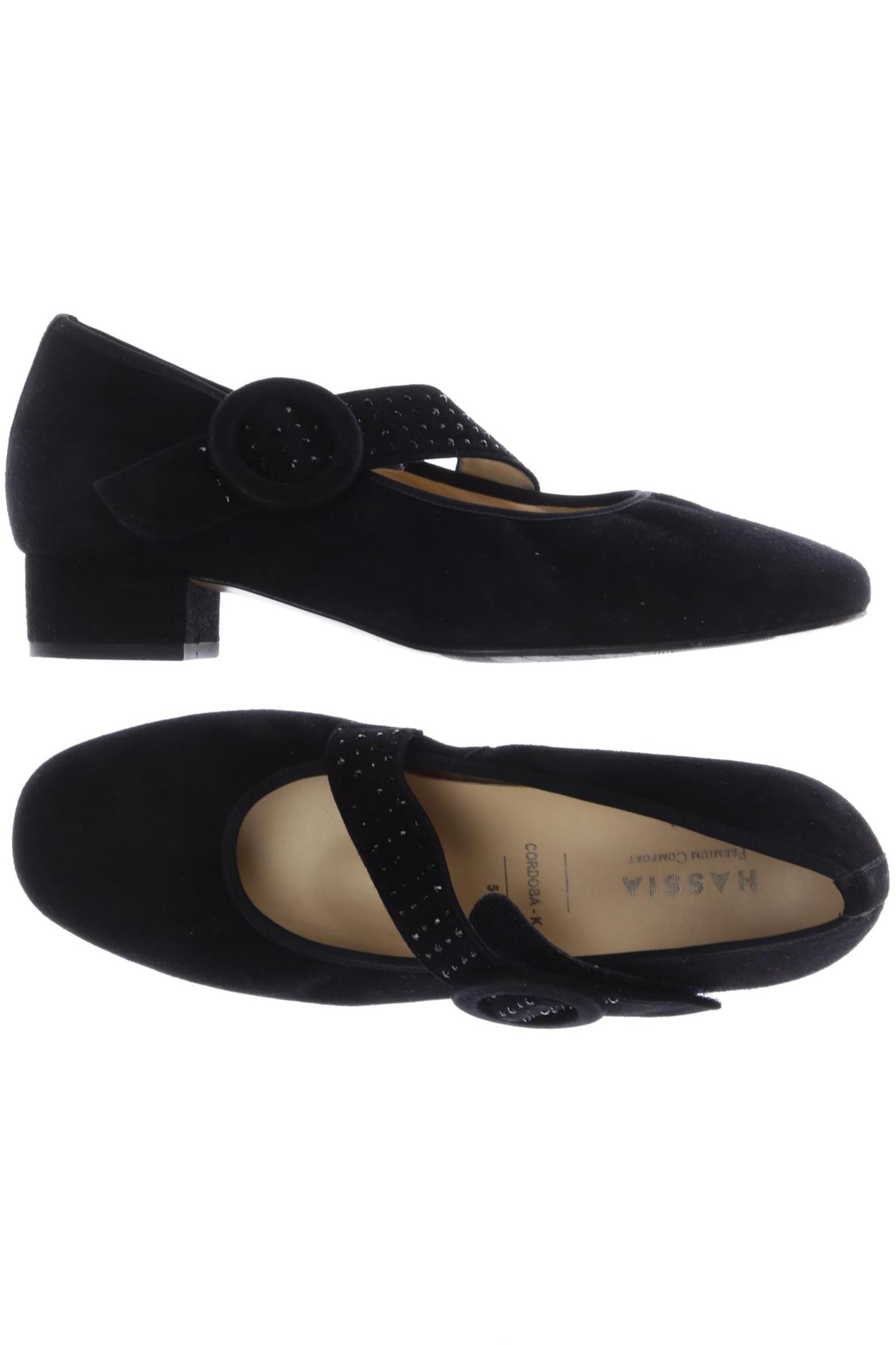 

Hassia Damen Pumps, schwarz, Gr. 5