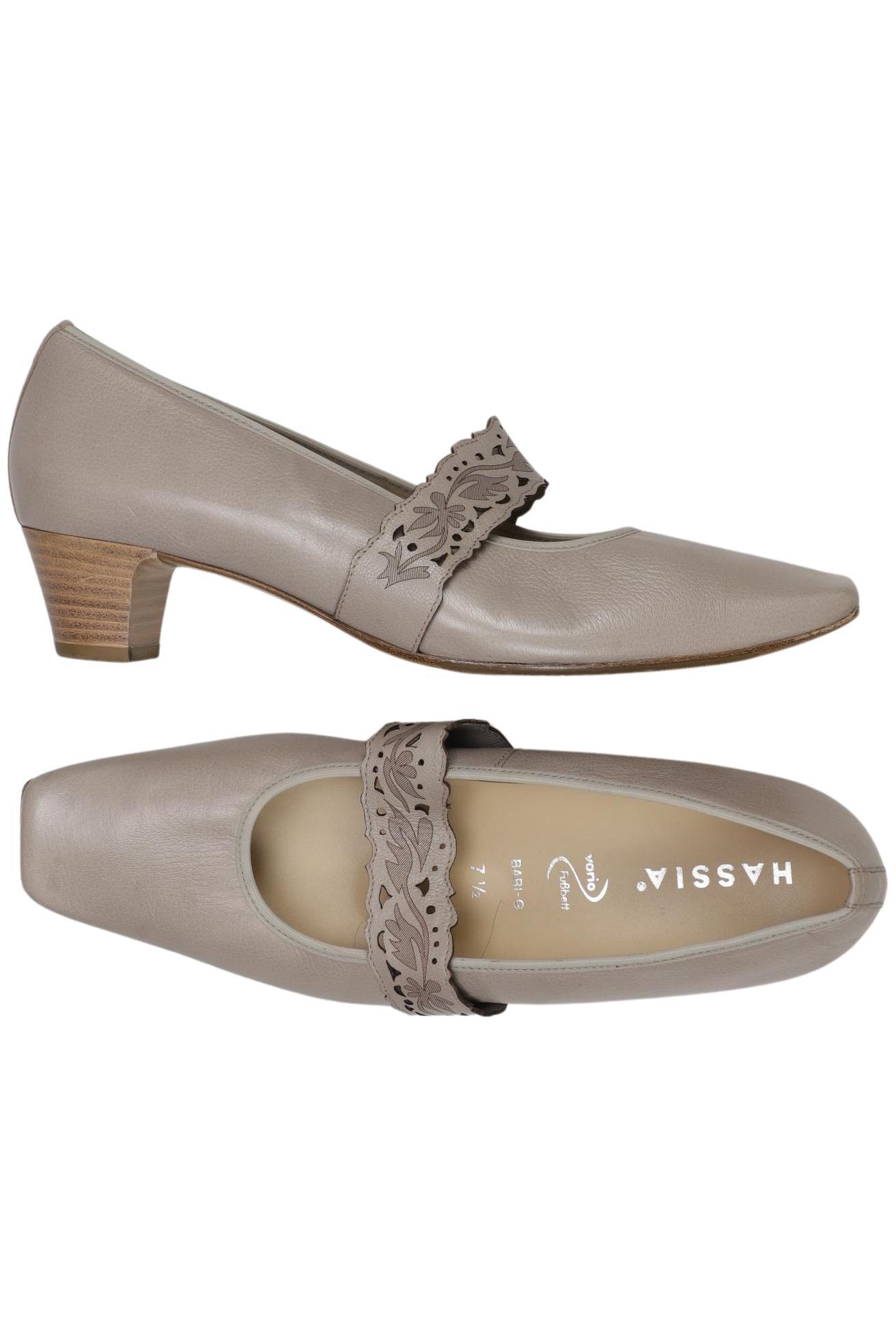 

Hassia Damen Pumps, beige, Gr. 7.5