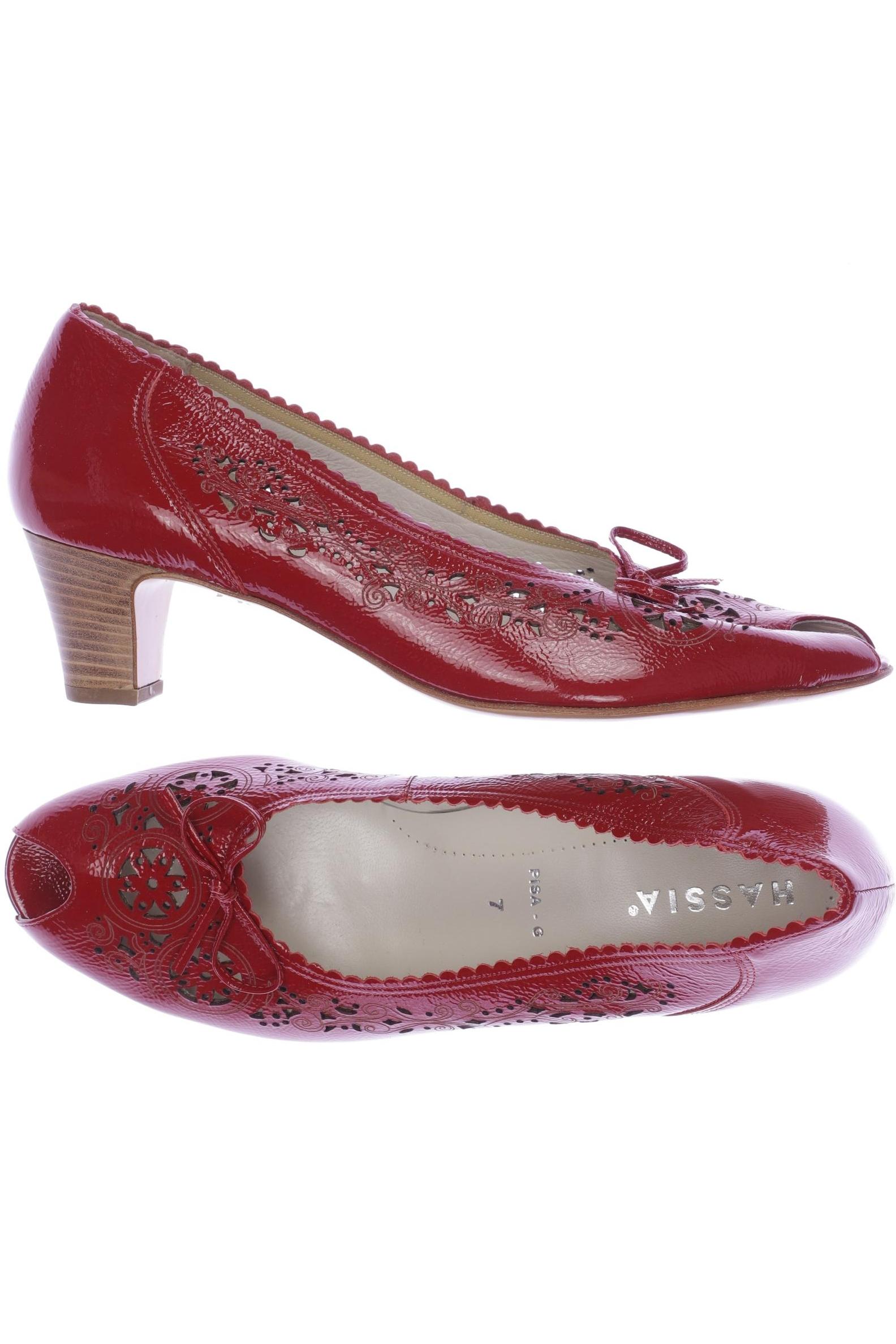 Thumbnail - Hassia Damen Pumps, rot, Gr. 7