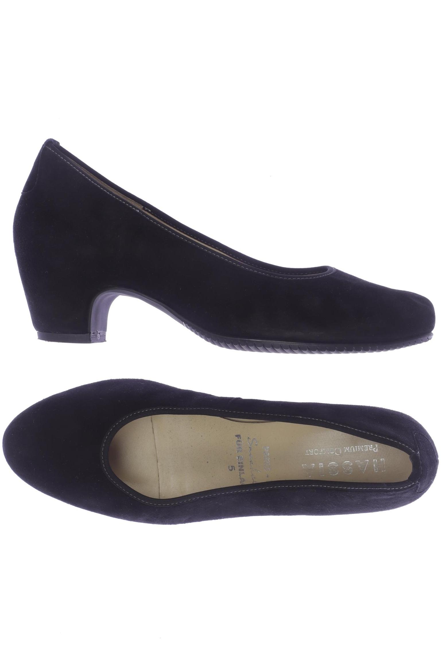 

Hassia Damen Pumps, schwarz, Gr. 5