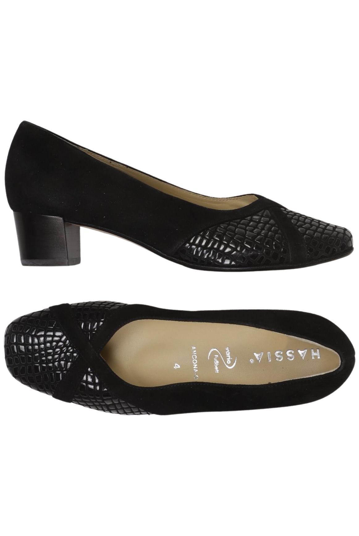 

Hassia Damen Pumps, schwarz, Gr. 4