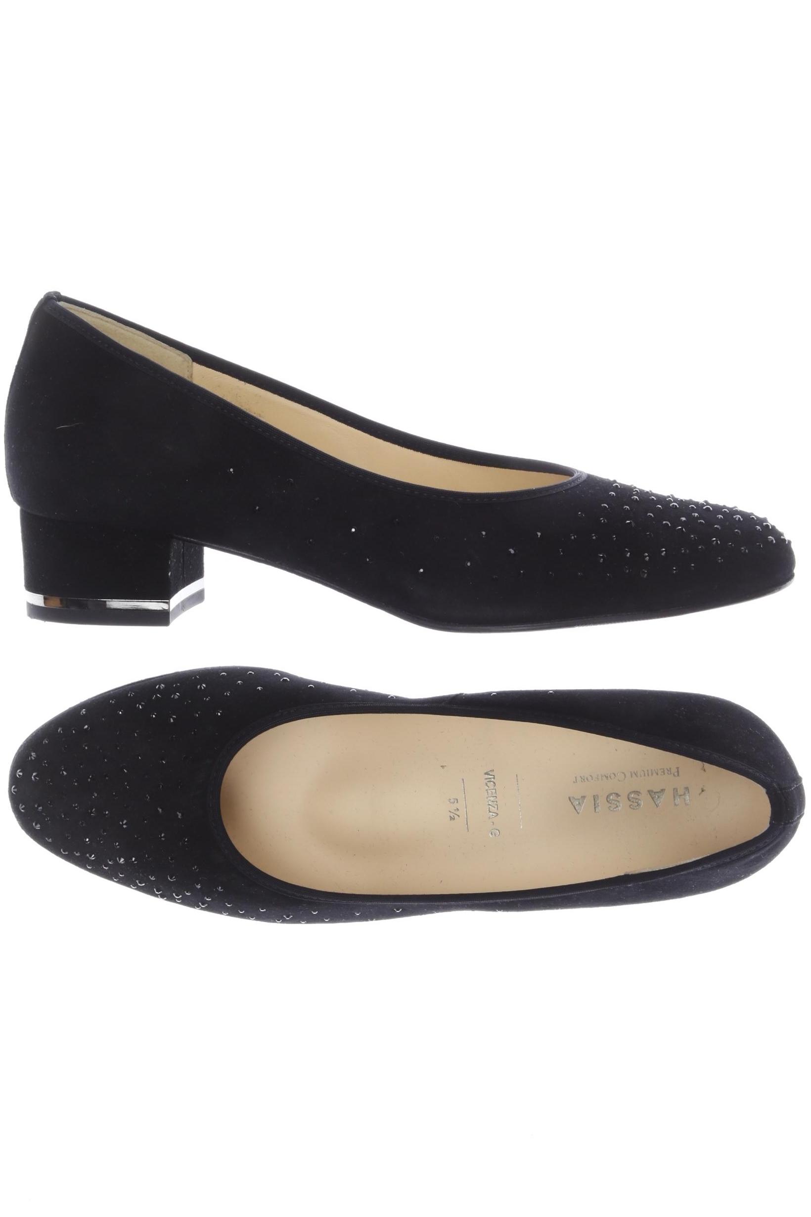 

Hassia Damen Pumps, schwarz, Gr. 5.5