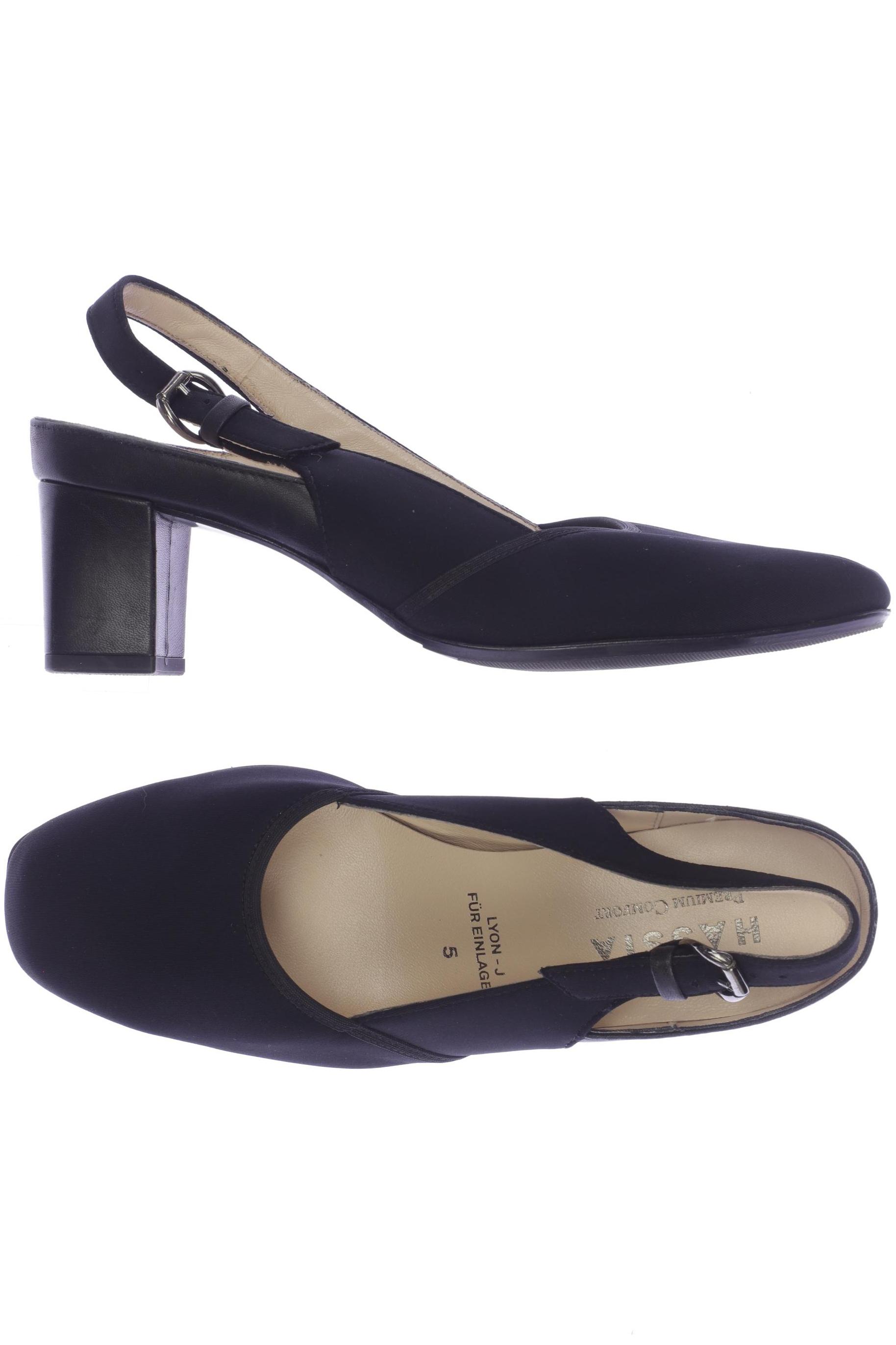 

Hassia Damen Pumps, schwarz, Gr. 5