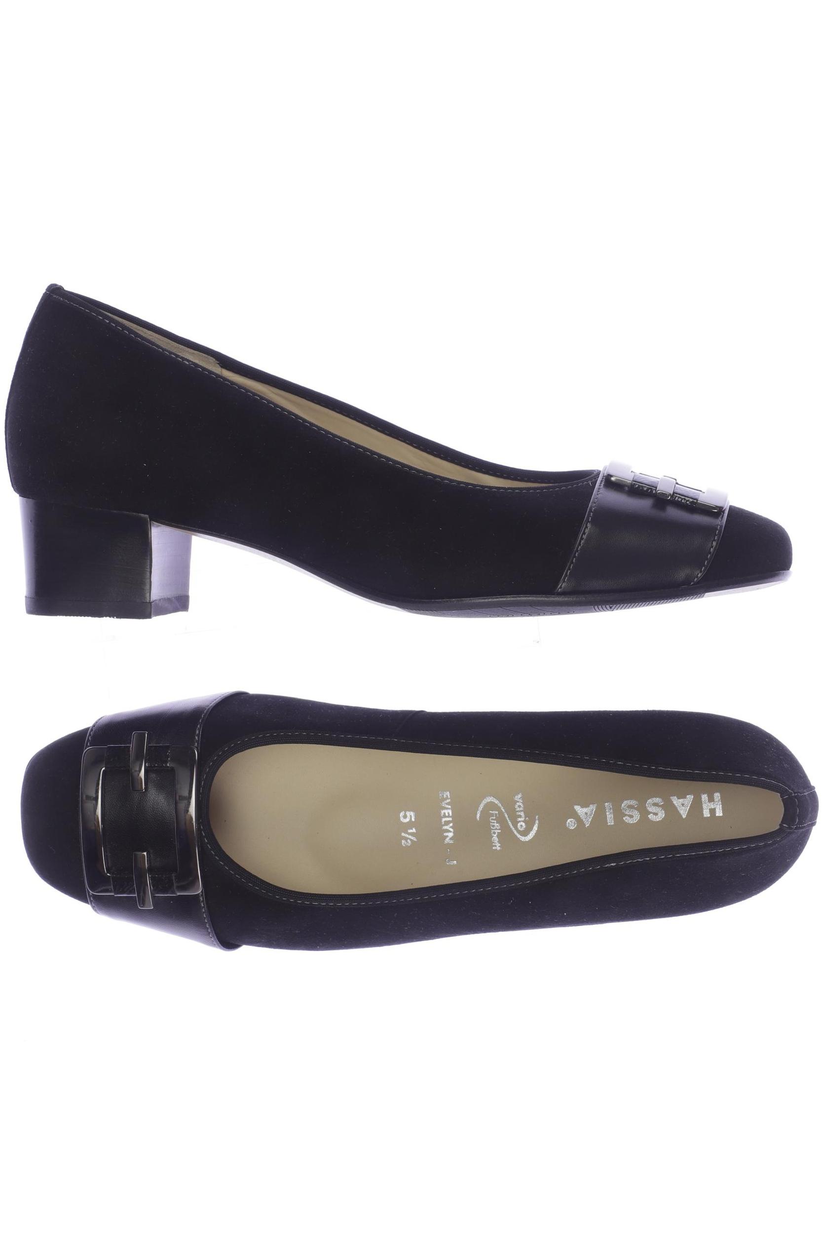 

Hassia Damen Pumps, schwarz, Gr. 5.5