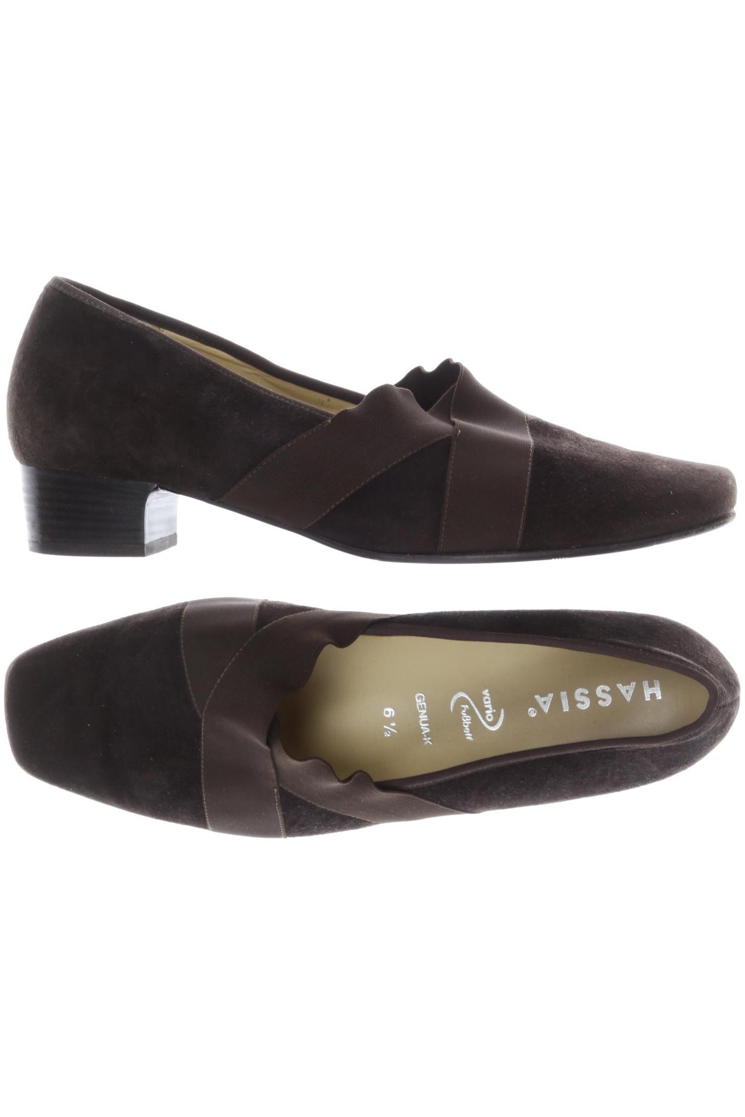 

Hassia Damen Pumps, braun, Gr. 6.5