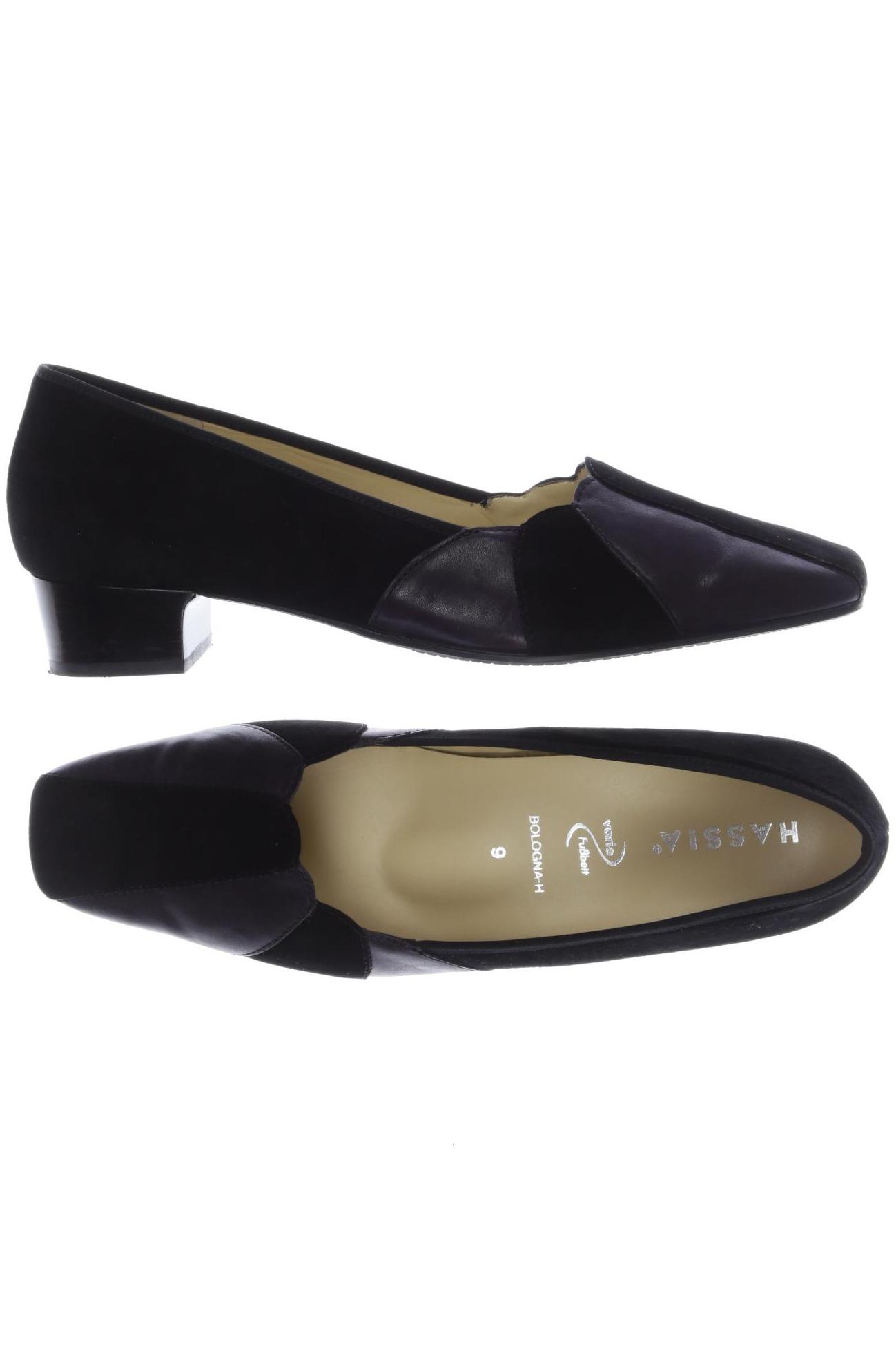 

Hassia Damen Pumps, schwarz, Gr. 9