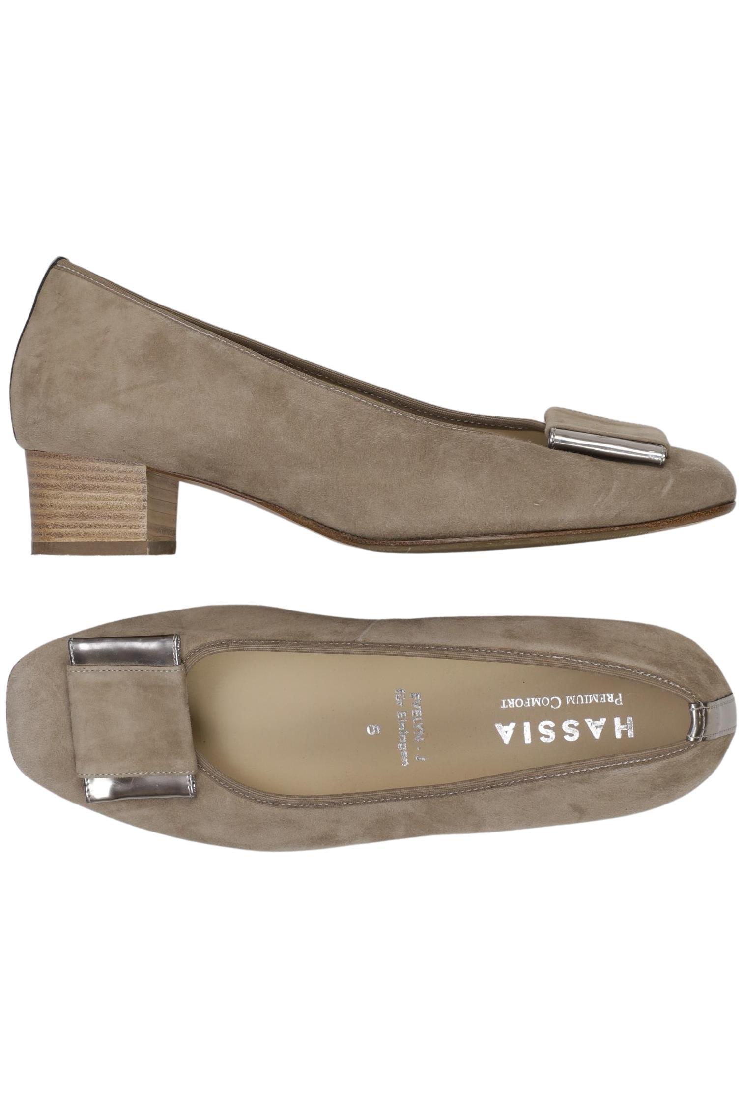 

Hassia Damen Pumps, beige, Gr. 5