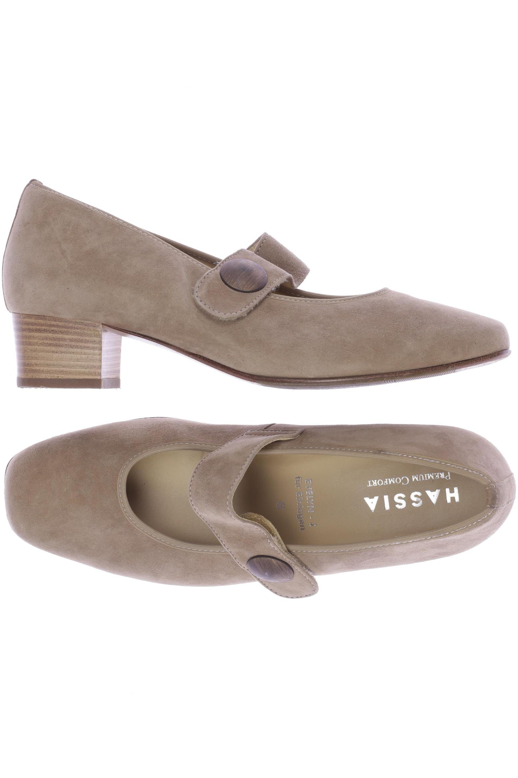 

Hassia Damen Pumps, beige, Gr. 6