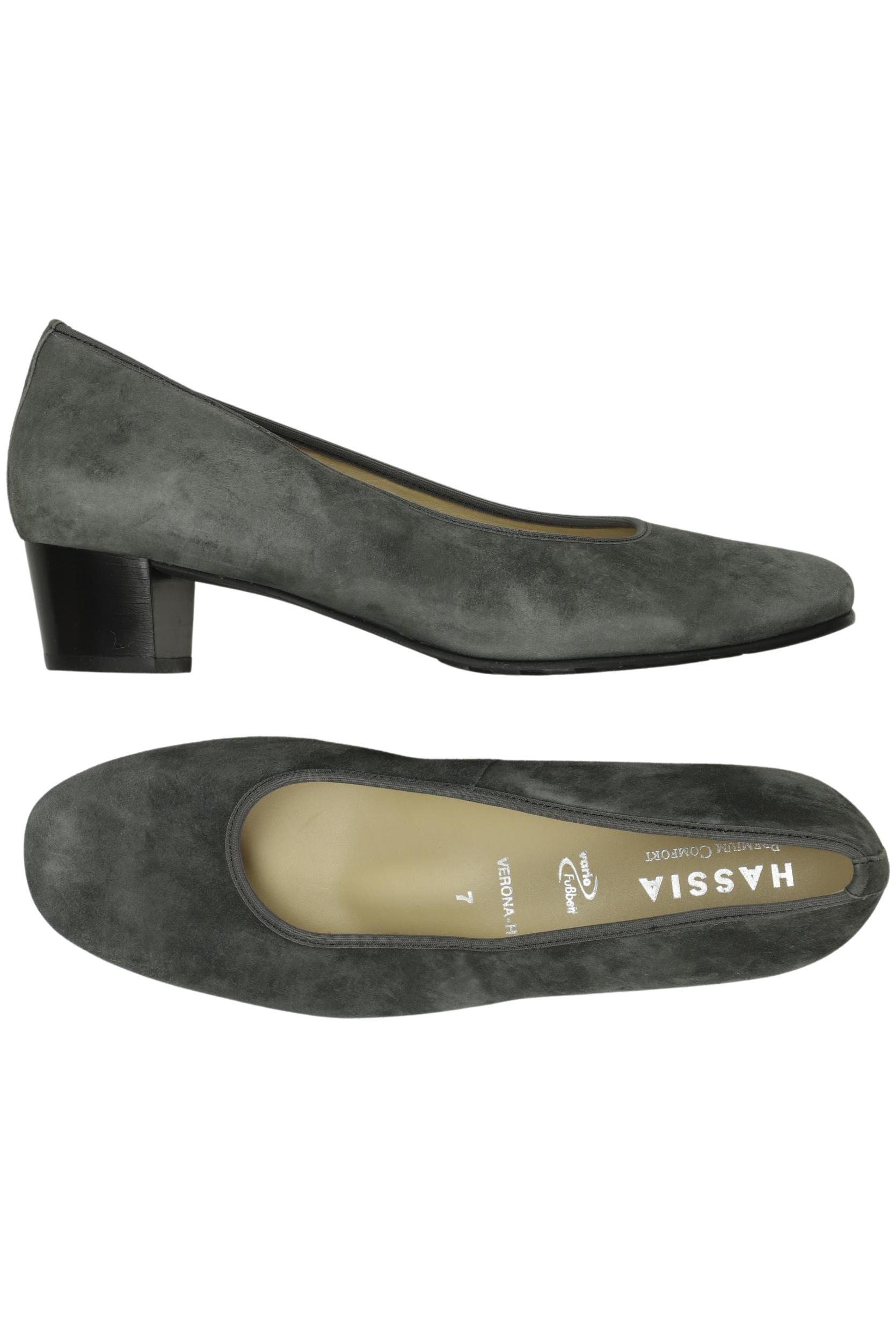 

Hassia Damen Pumps, grau, Gr. 7