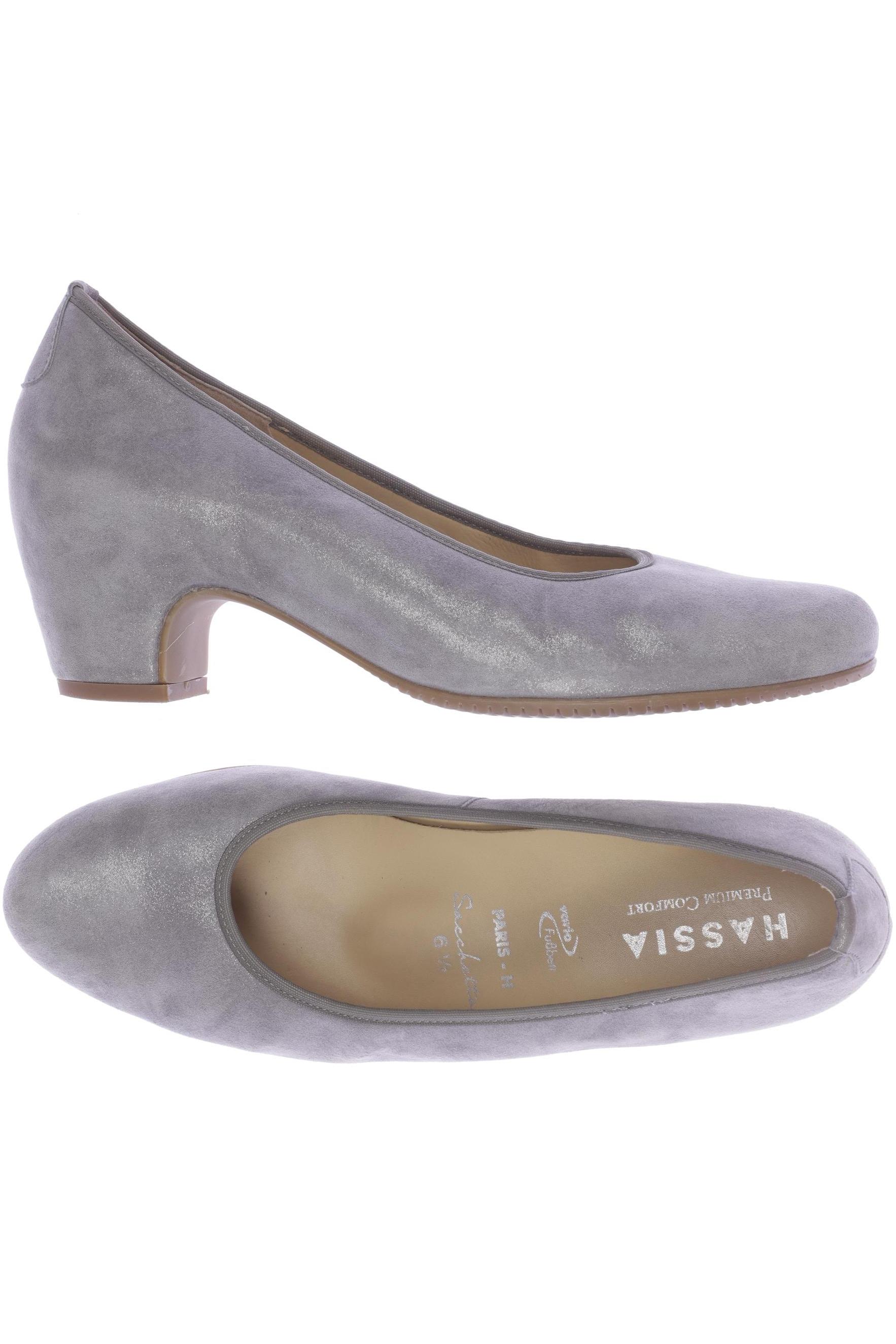 

Hassia Damen Pumps, grau, Gr. 6.5