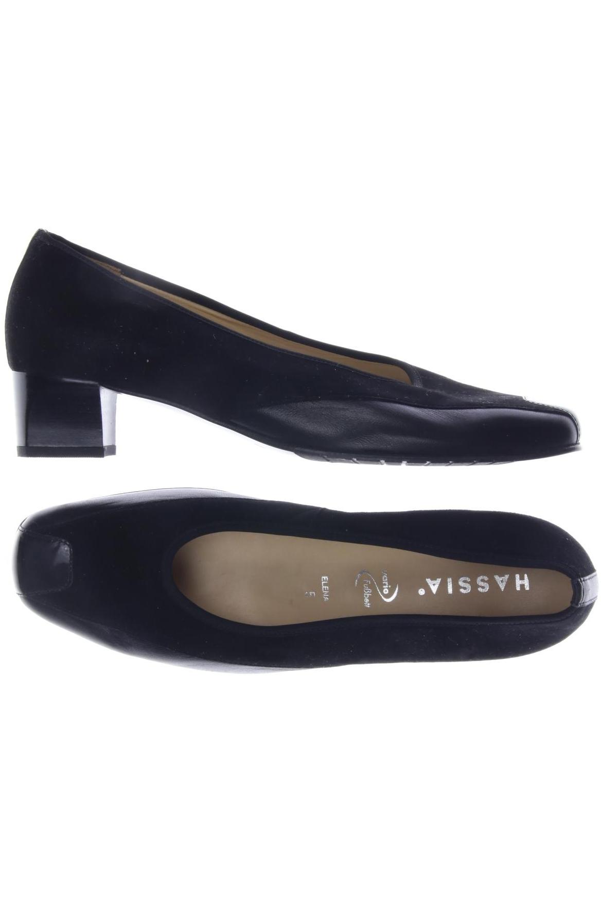 

Hassia Damen Pumps, schwarz, Gr. 5