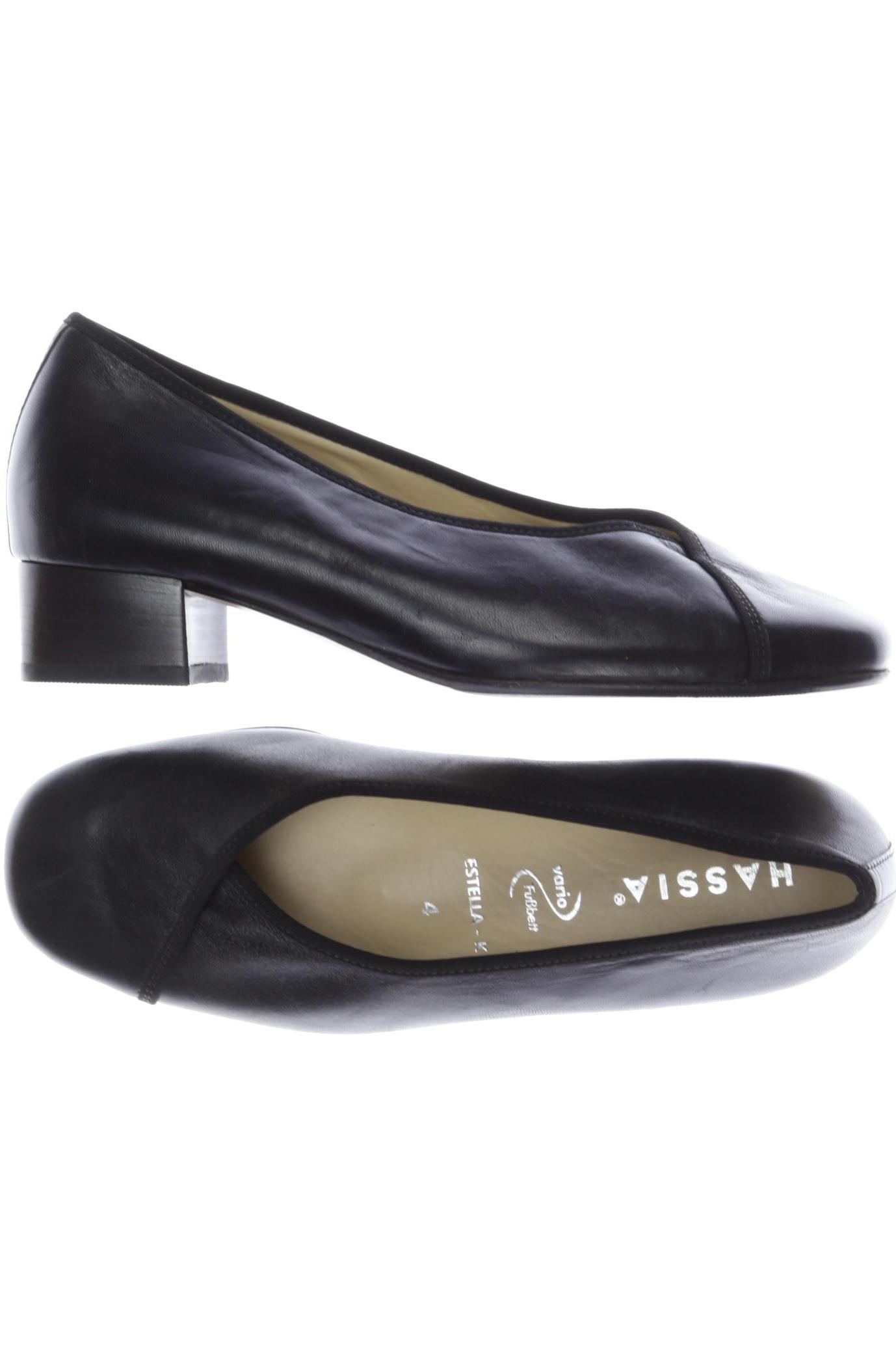 

Hassia Damen Pumps, schwarz, Gr. 4