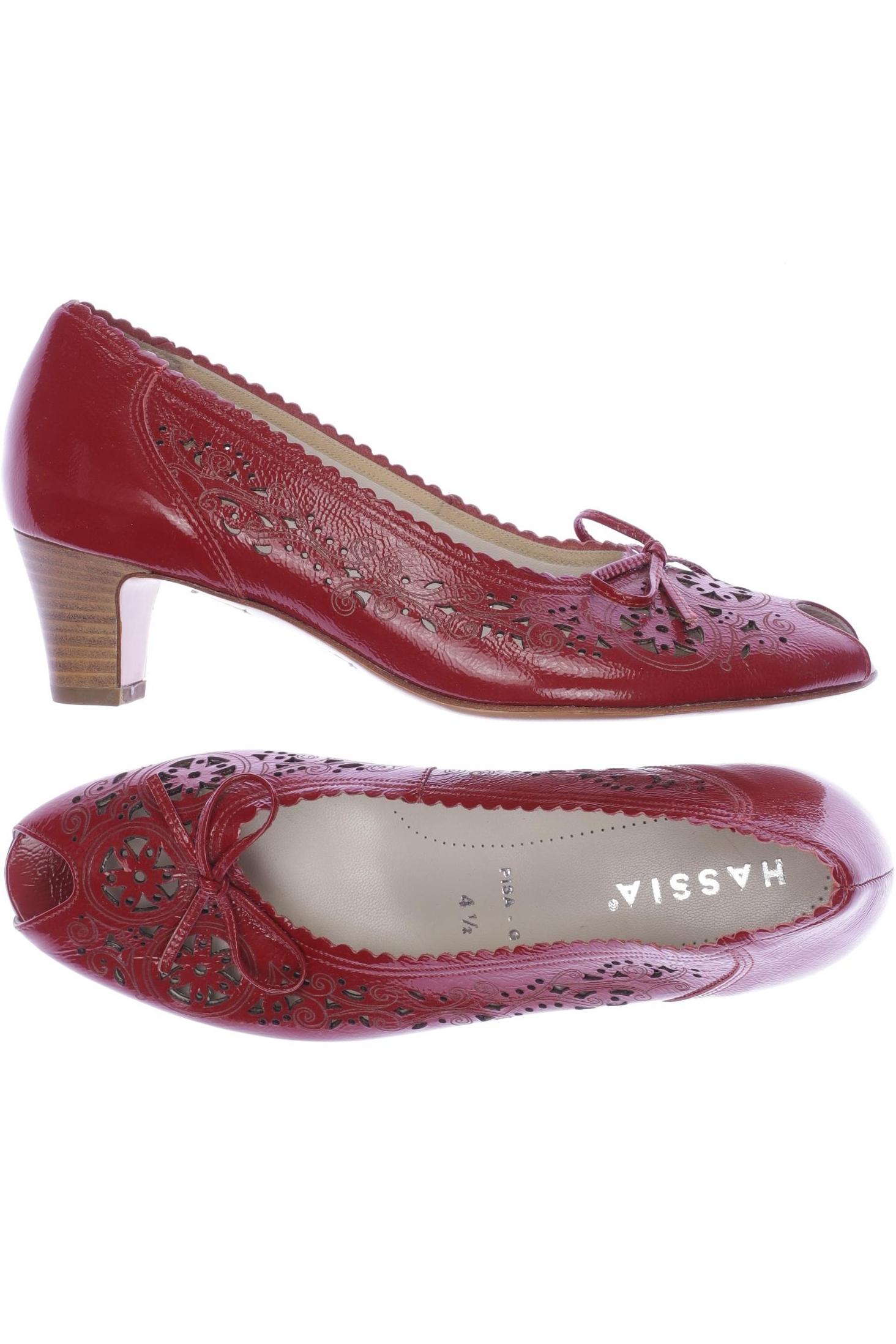 

Hassia Damen Pumps, rot, Gr. 4.5