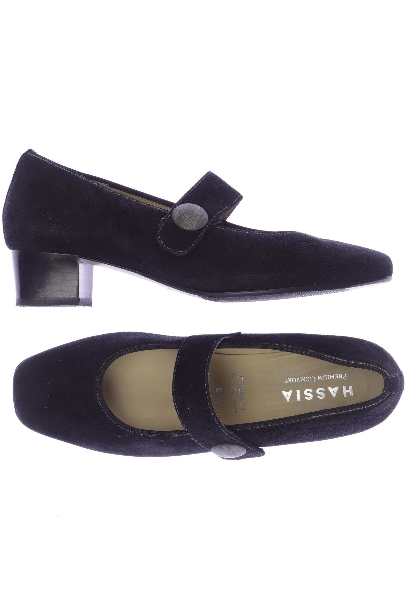 

Hassia Damen Pumps, schwarz, Gr. 6.5