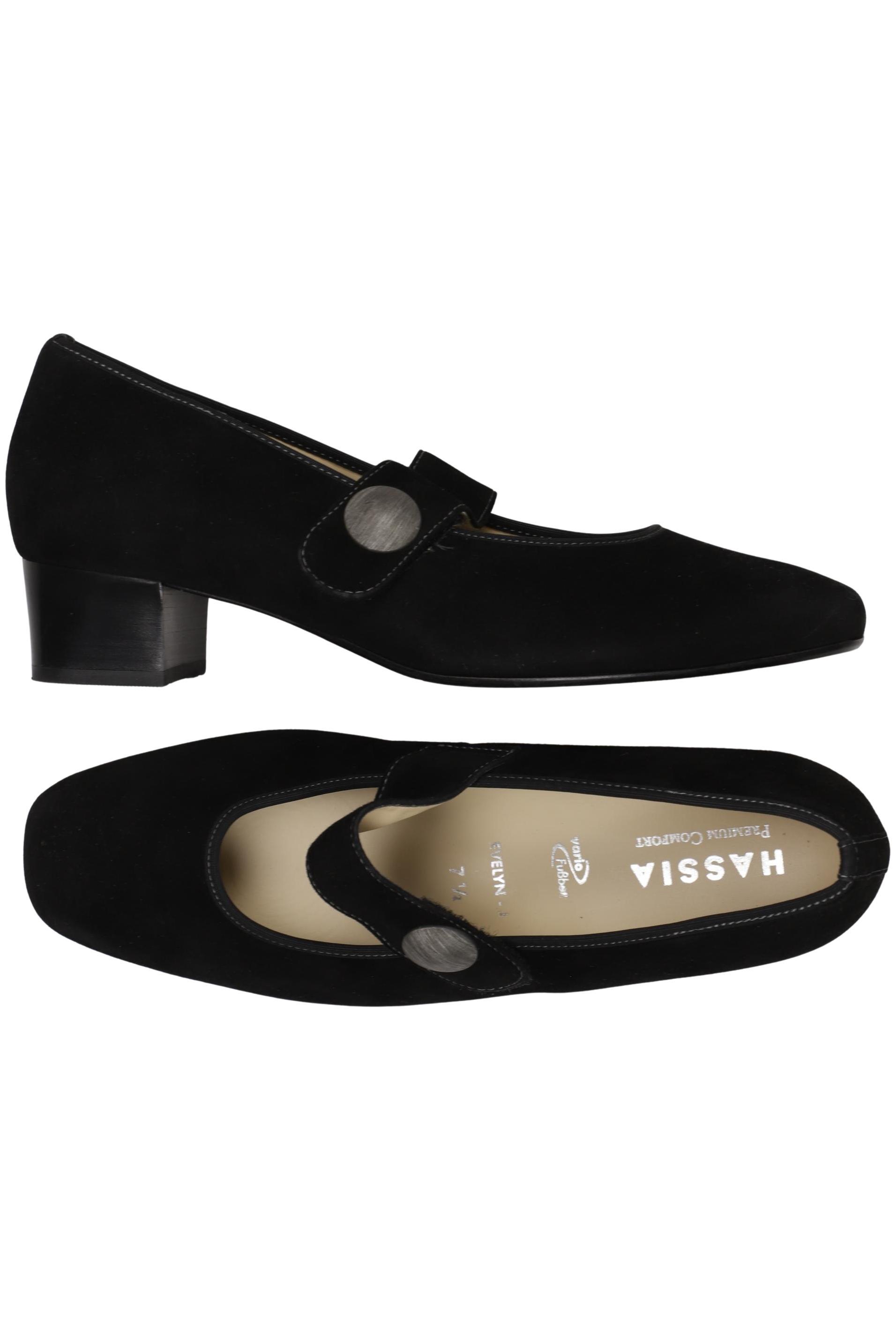 

Hassia Damen Pumps, schwarz, Gr. 7.5
