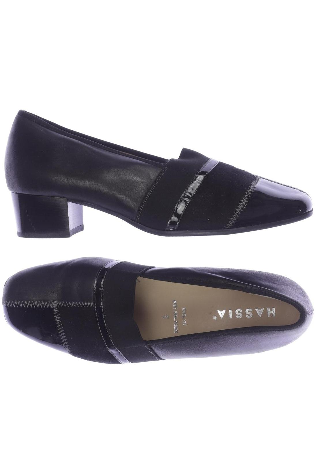 

Hassia Damen Pumps, schwarz, Gr. 5