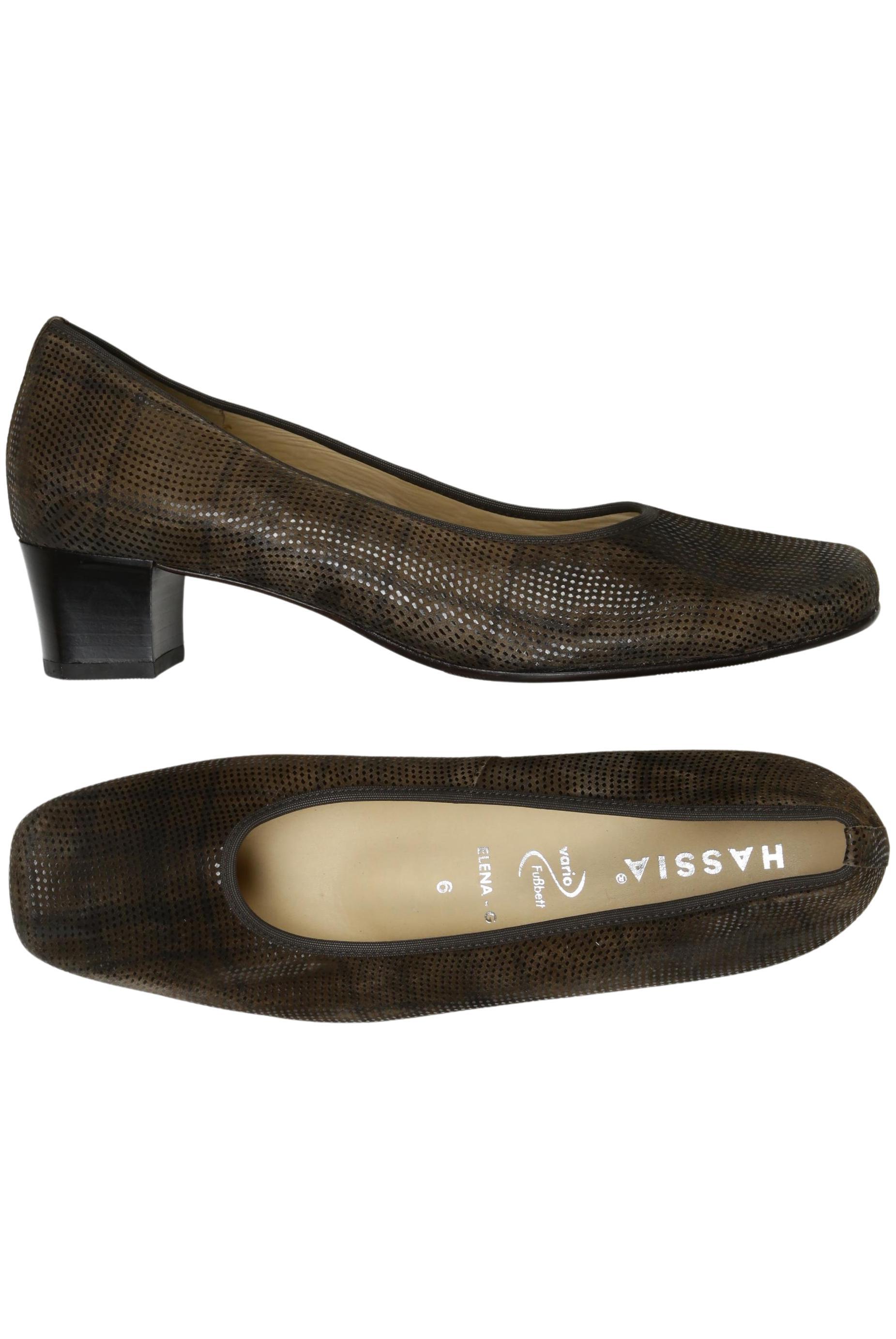 

Hassia Damen Pumps, braun, Gr. 6