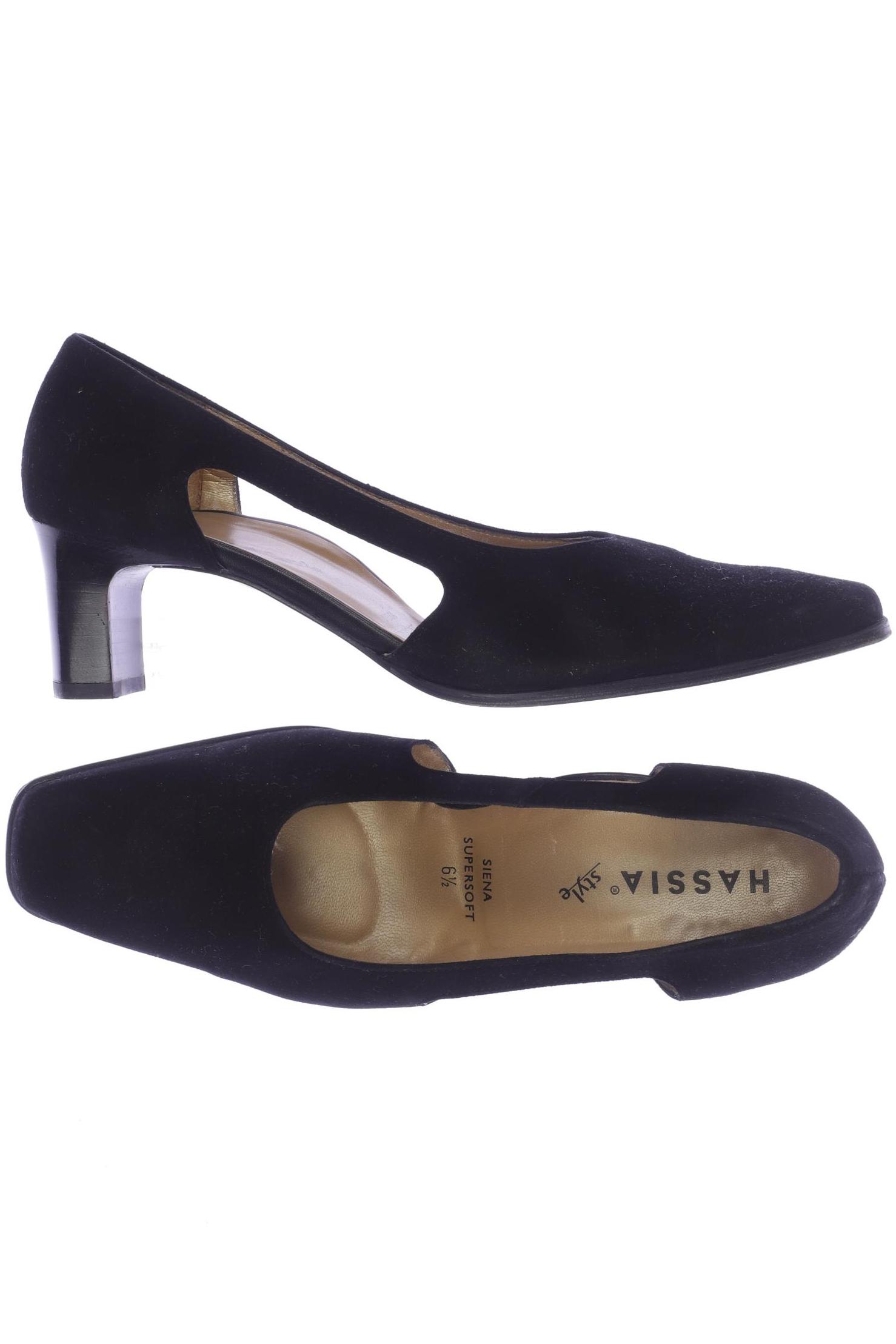 

Hassia Damen Pumps, schwarz, Gr. 6.5