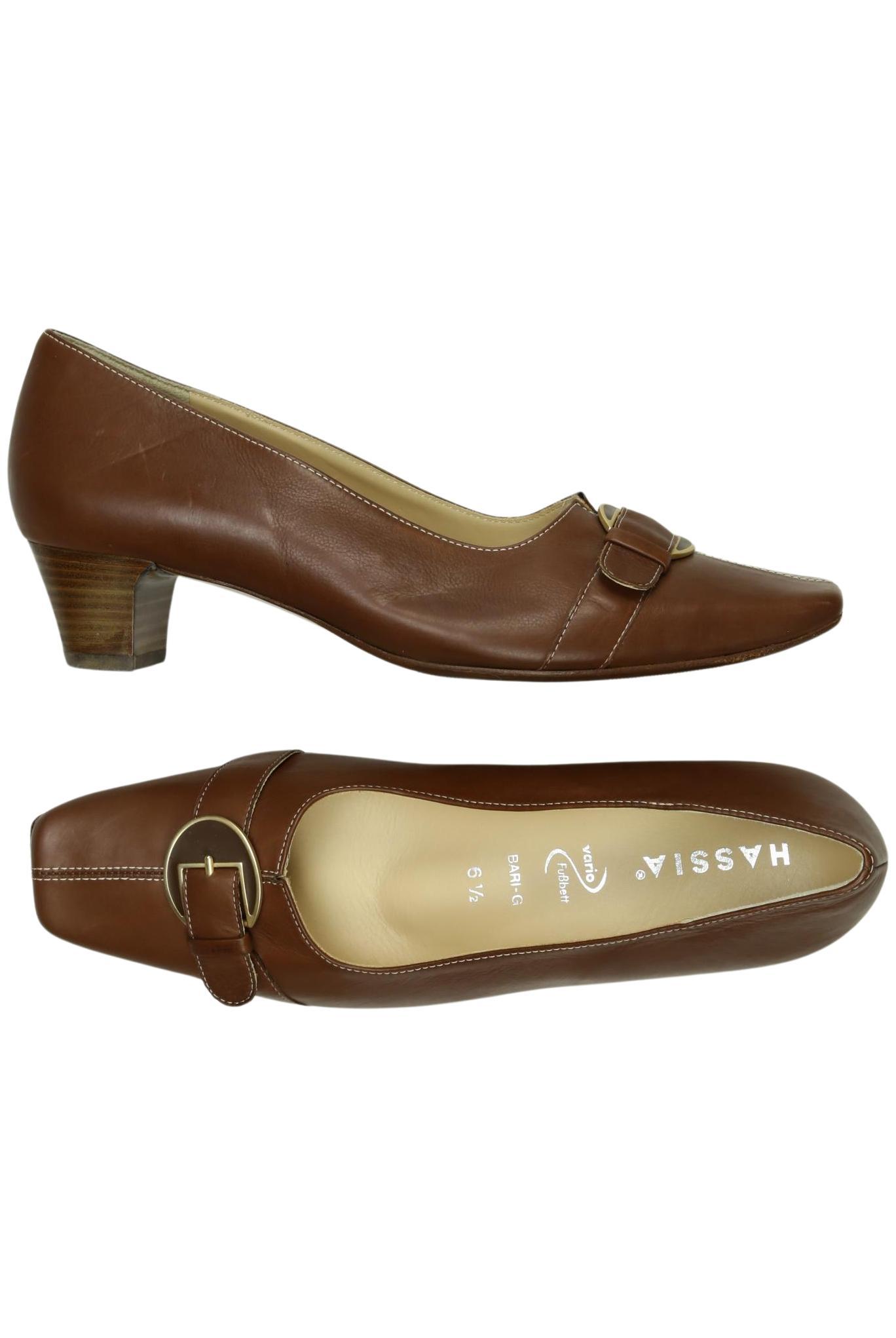 

Hassia Damen Pumps, braun, Gr. 6.5