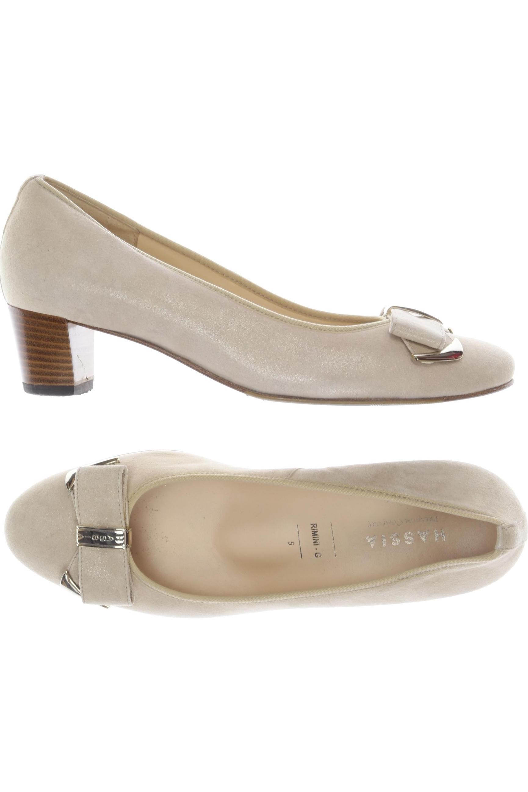 

Hassia Damen Pumps, beige, Gr. 5