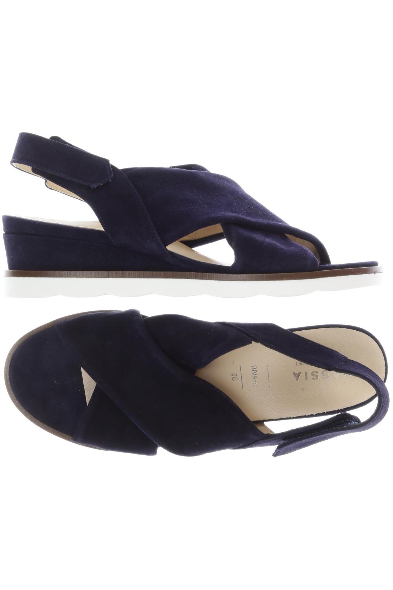 

Hassia Damen Sandale, marineblau, Gr. 38