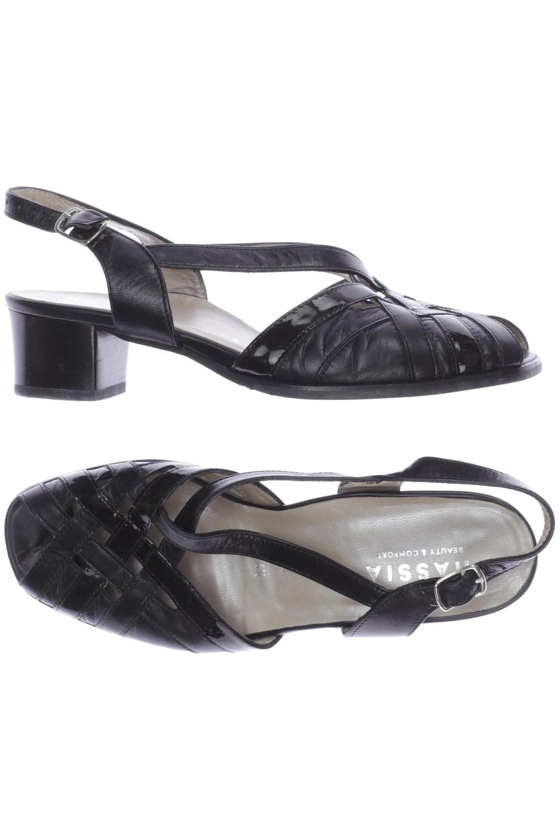

Hassia Damen Sandale, schwarz, Gr. 4.5