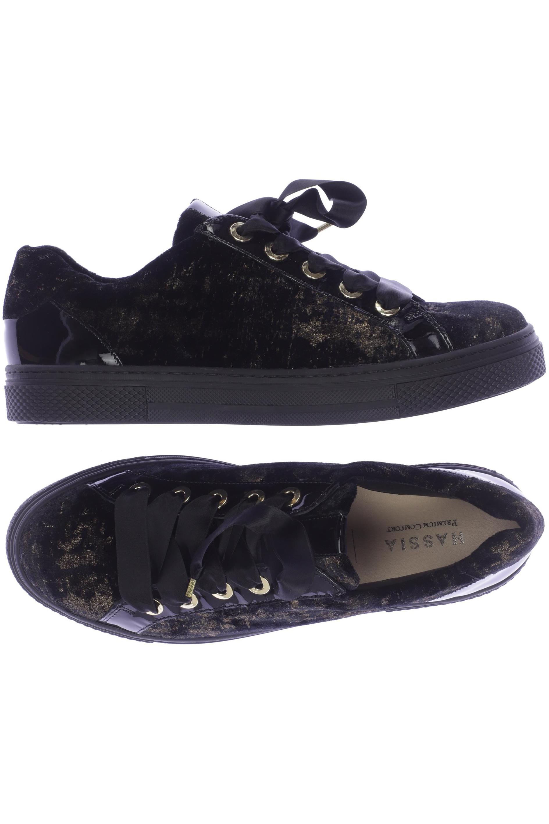 

Hassia Damen Sneakers, schwarz, Gr. 5.5