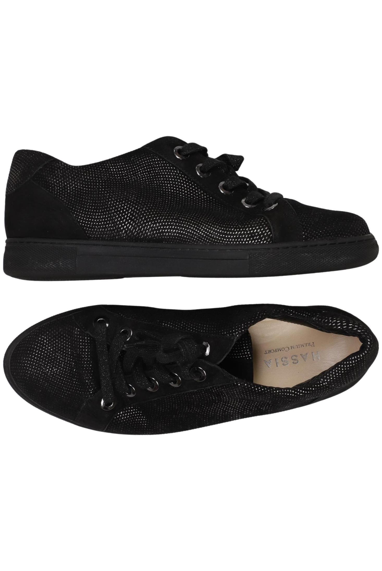 

Hassia Damen Sneakers, schwarz, Gr. 5.5