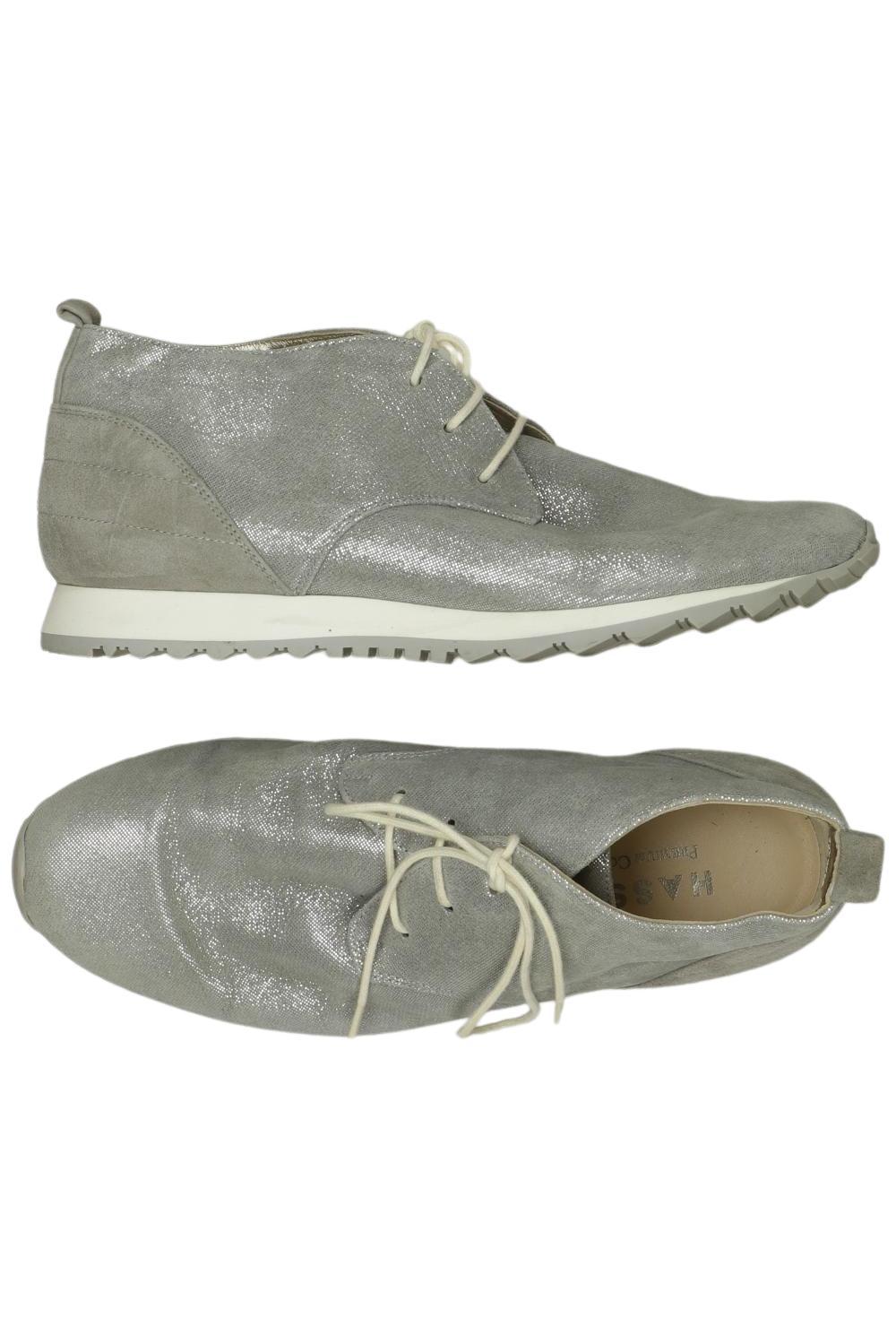 

Hassia Damen Stiefelette, silber, Gr. 4