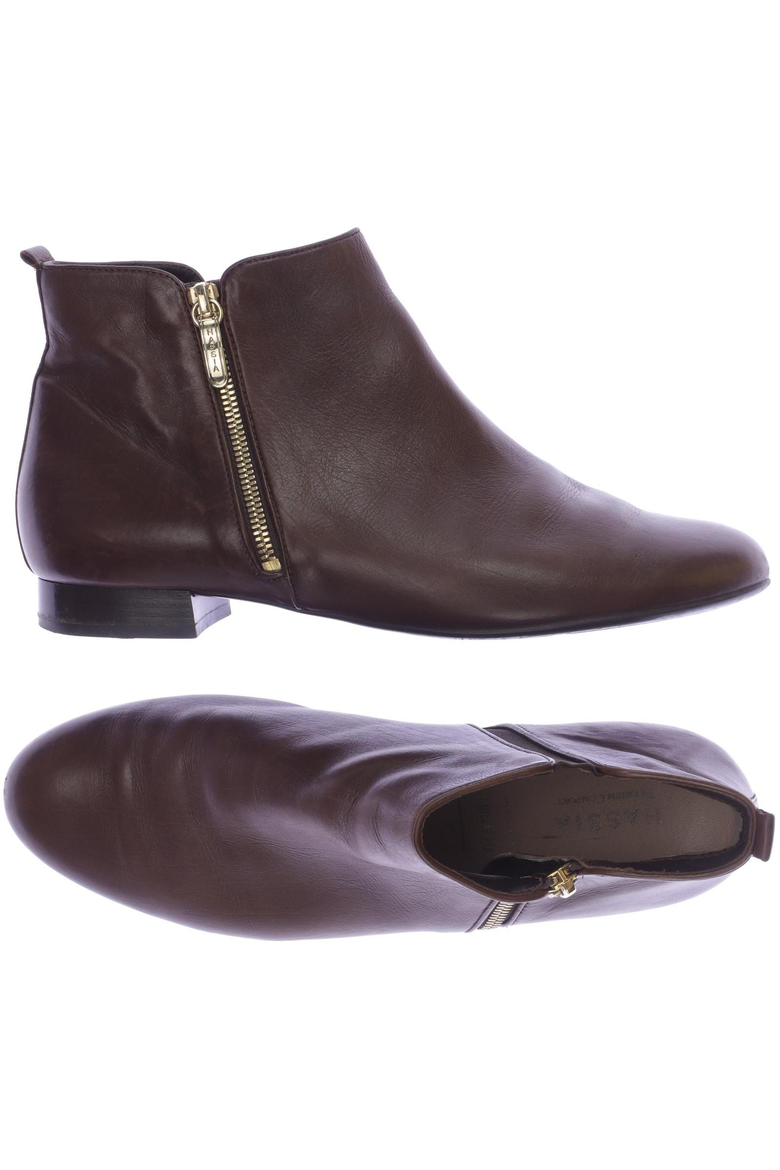 

Hassia Damen Stiefelette, braun, Gr. 7