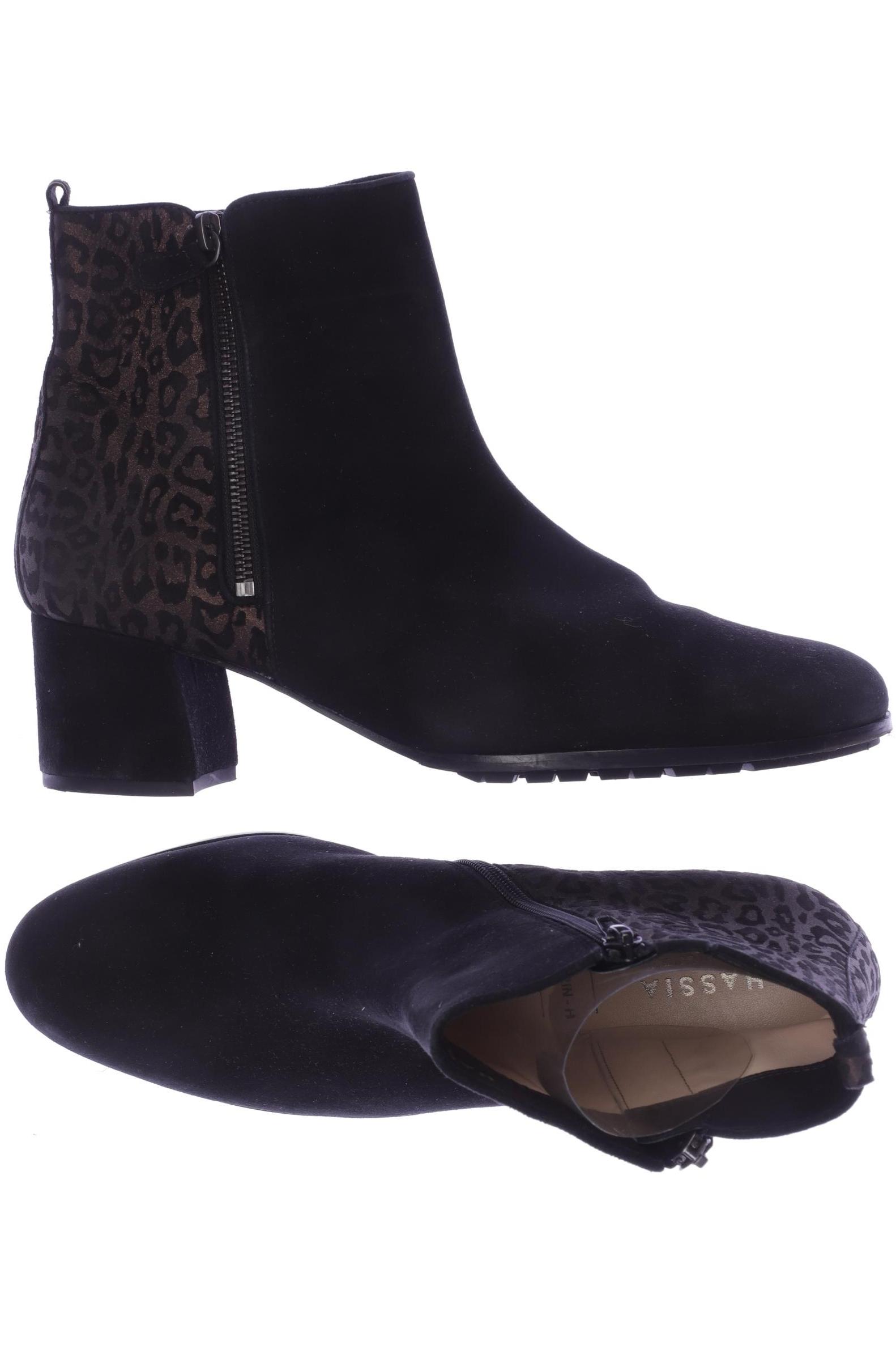 

Hassia Damen Stiefelette, schwarz, Gr. 8
